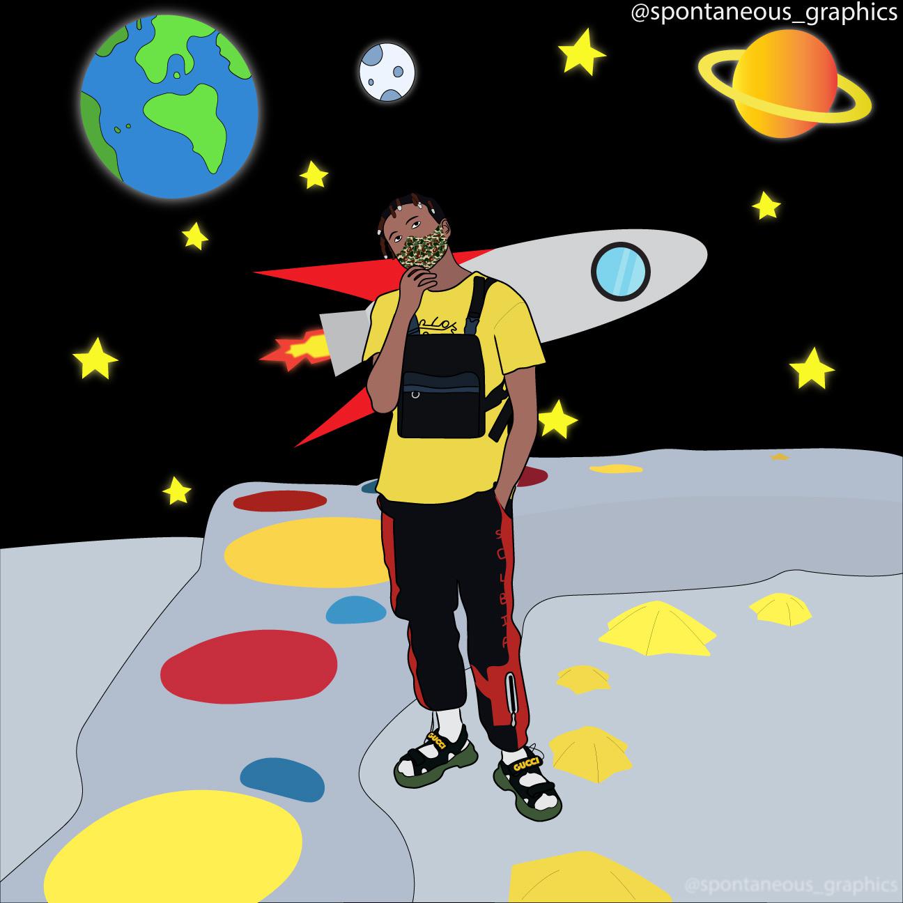 Dope art of YBN Cordae, drop a like on Instagram r/YBNCordae