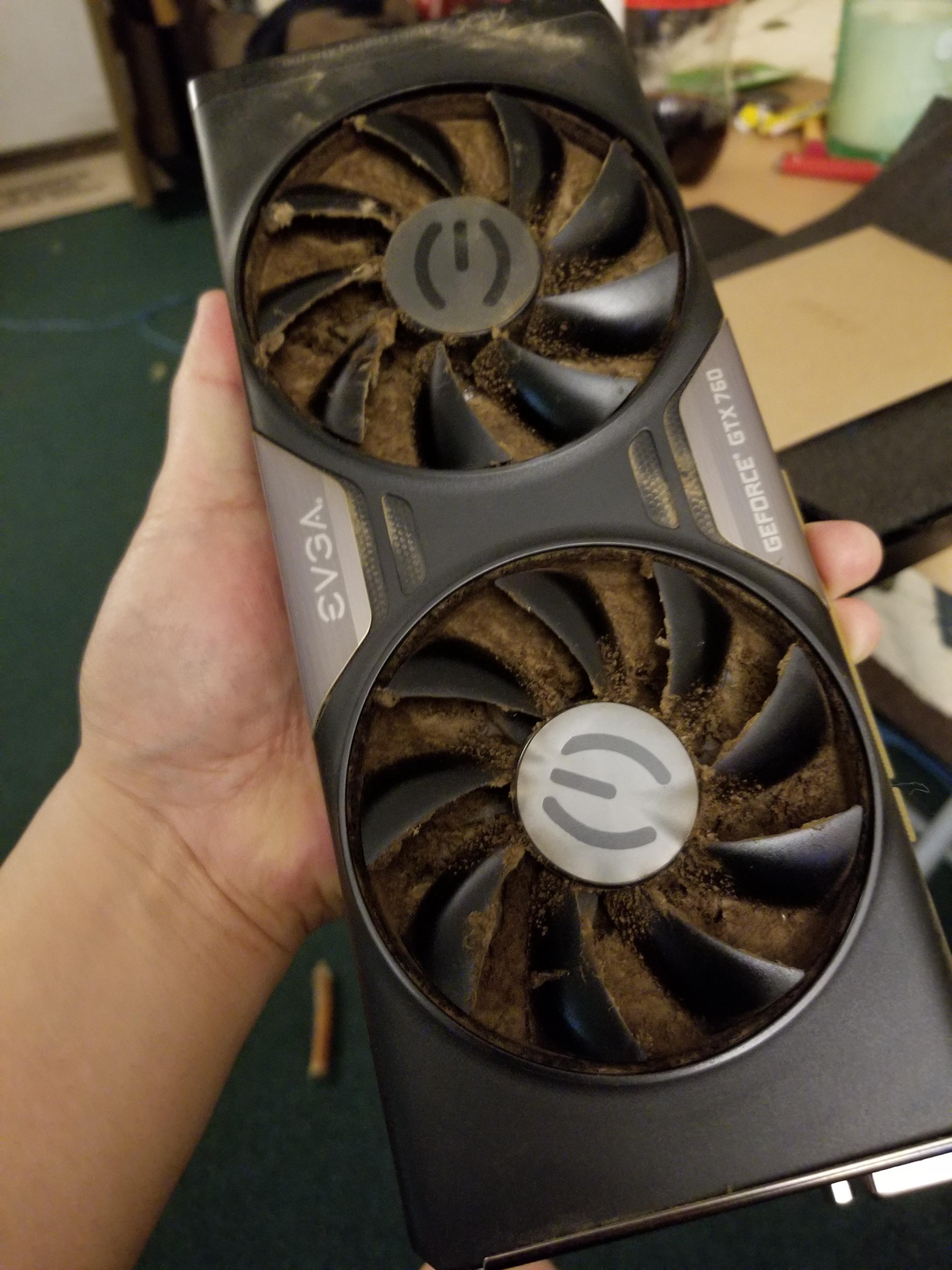 My friend bought a new GPU to replace his overheating one r/pcmasterrace