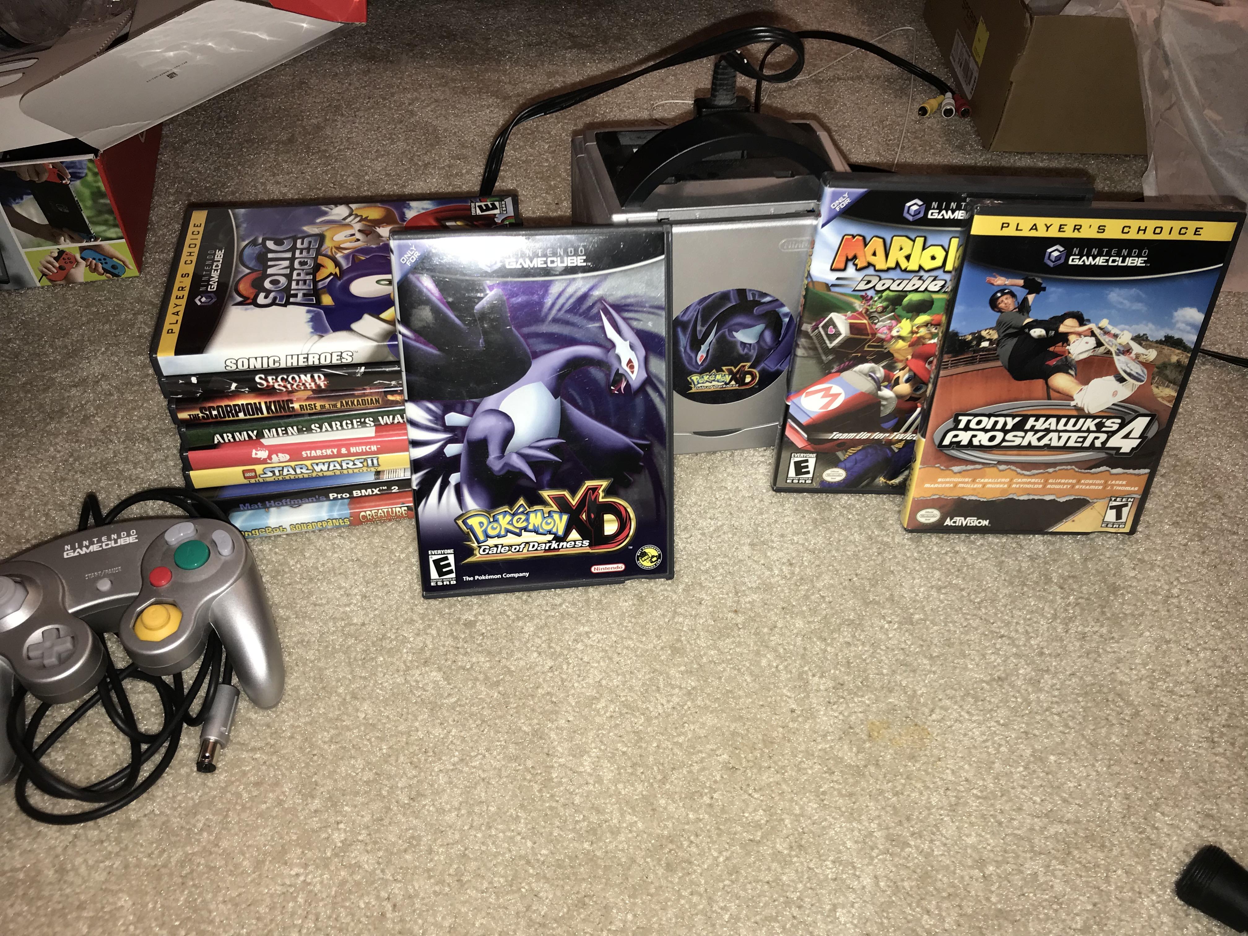 Dad found my old limited edition GameCube + MarioKart DD & Pokémon XD r/gaming