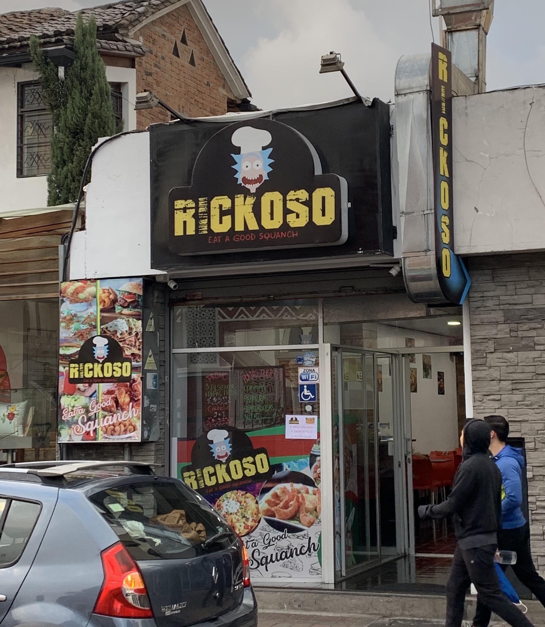 Found this restaurant in Quito, Ecuador. “Eat a good squanch” r