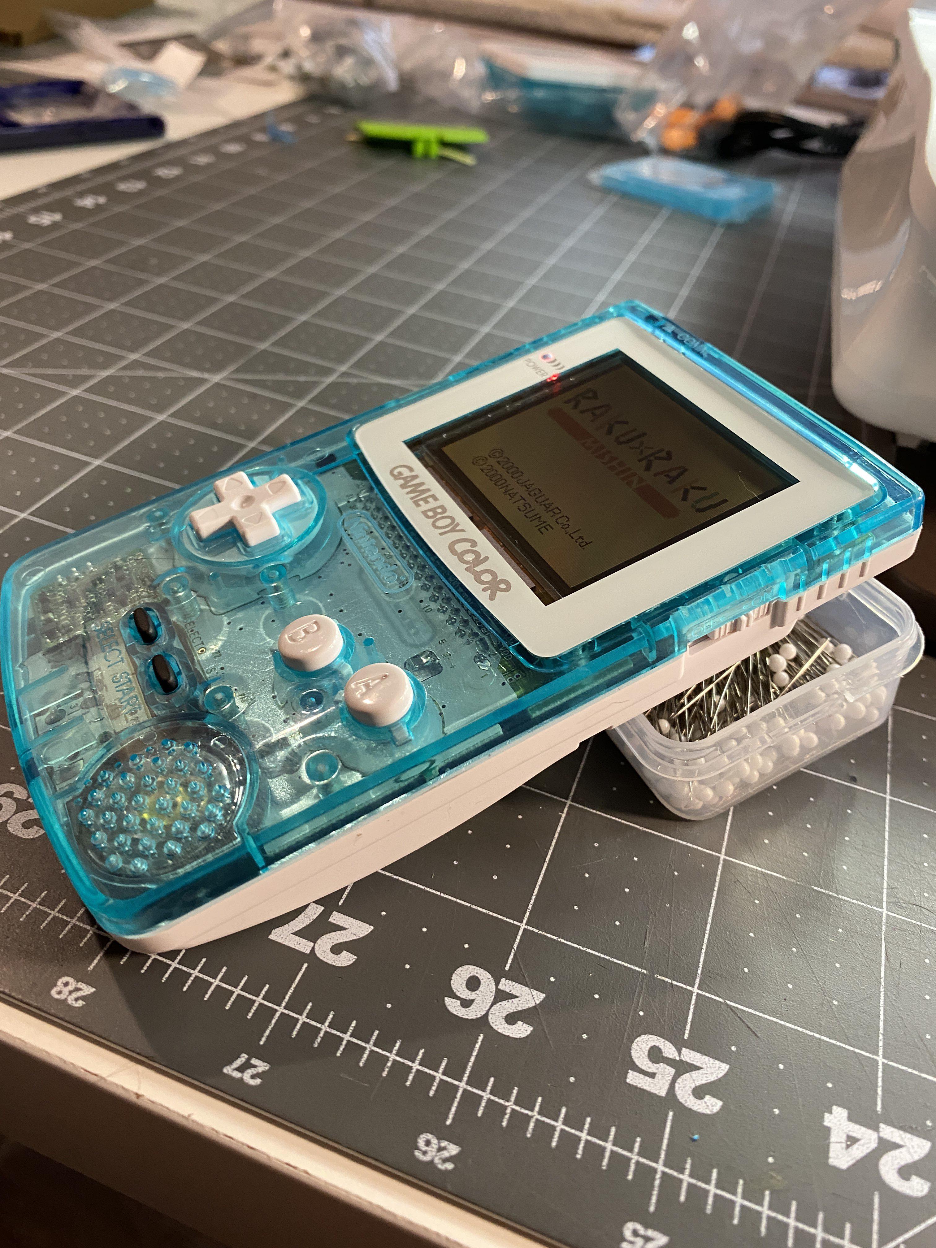 I've been working on restoring a gameboy sewing machine, so I thought I