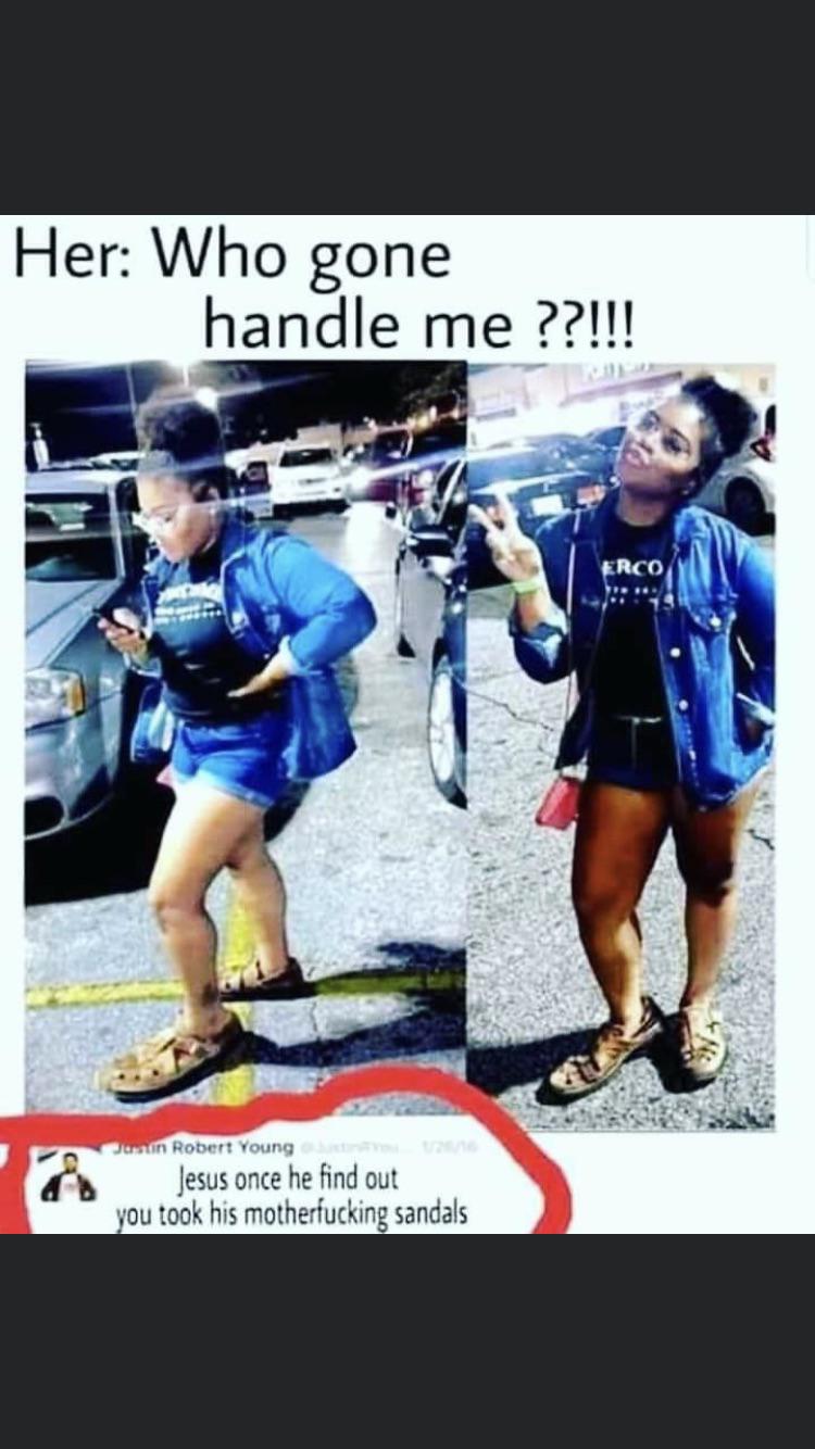 The Jesus sandals
