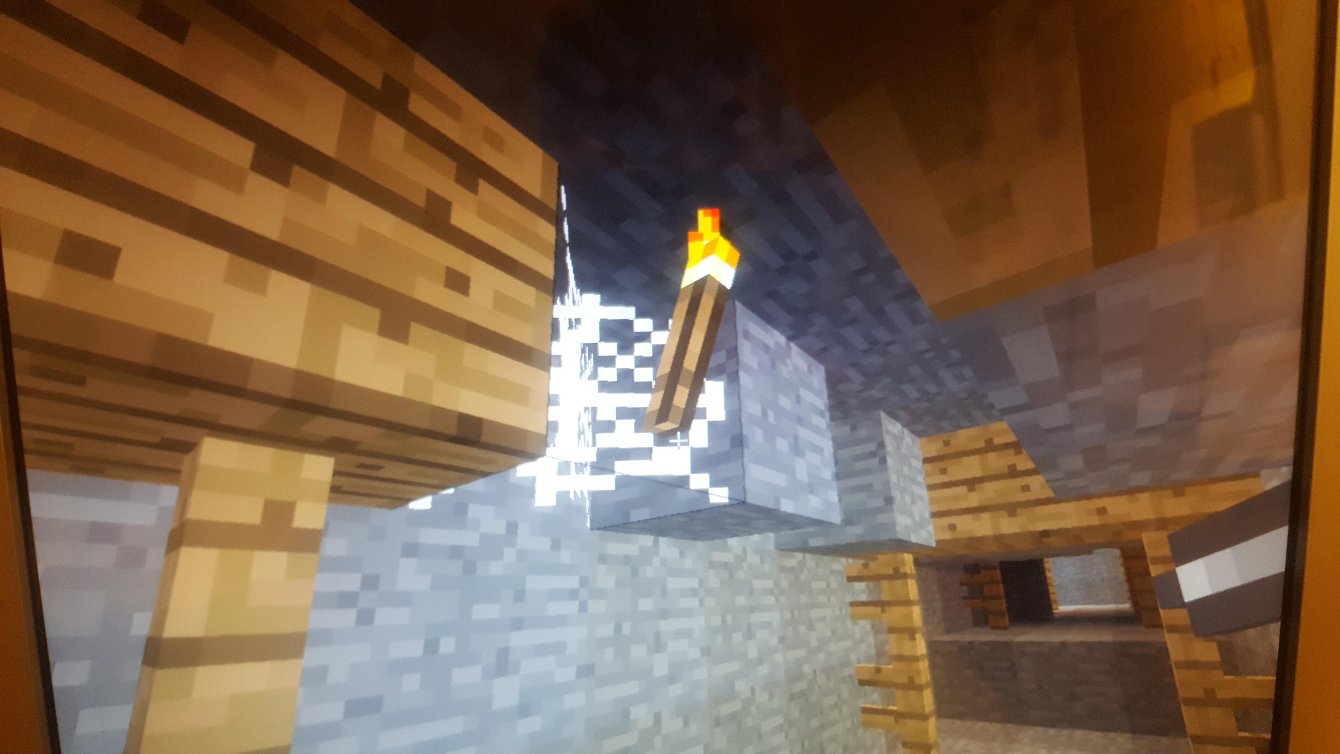 Got to love naturally spawning torches in mineshafts r/Minecraft