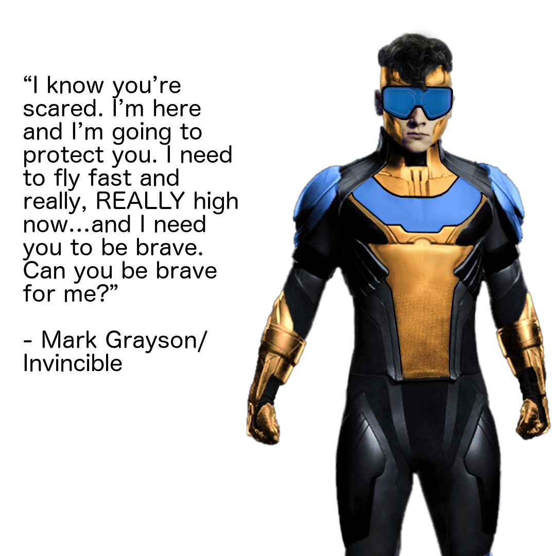 An Inspirational Superhero Quote to make you feel better every day