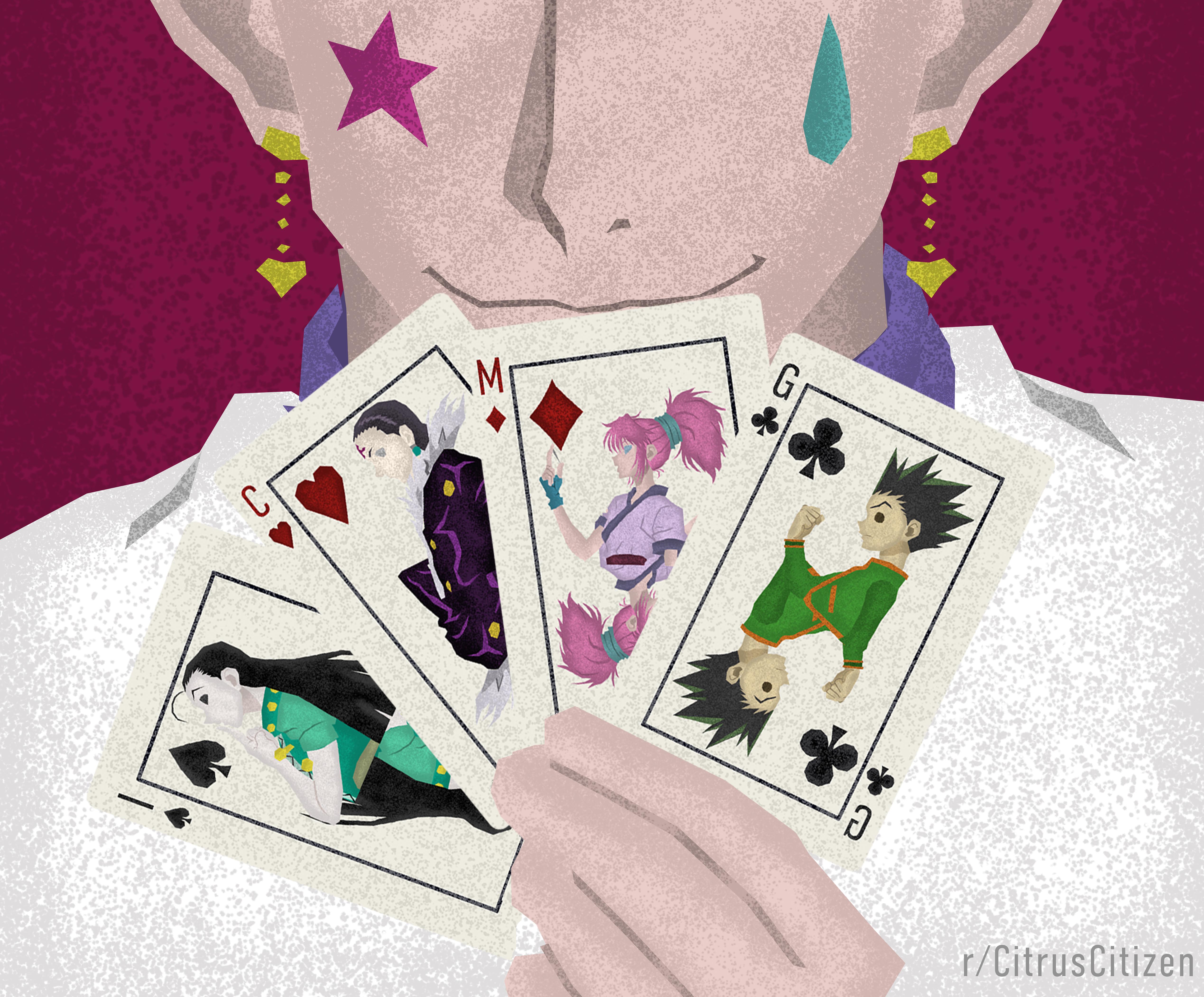 Hisoka Playing Cards Printable Cards