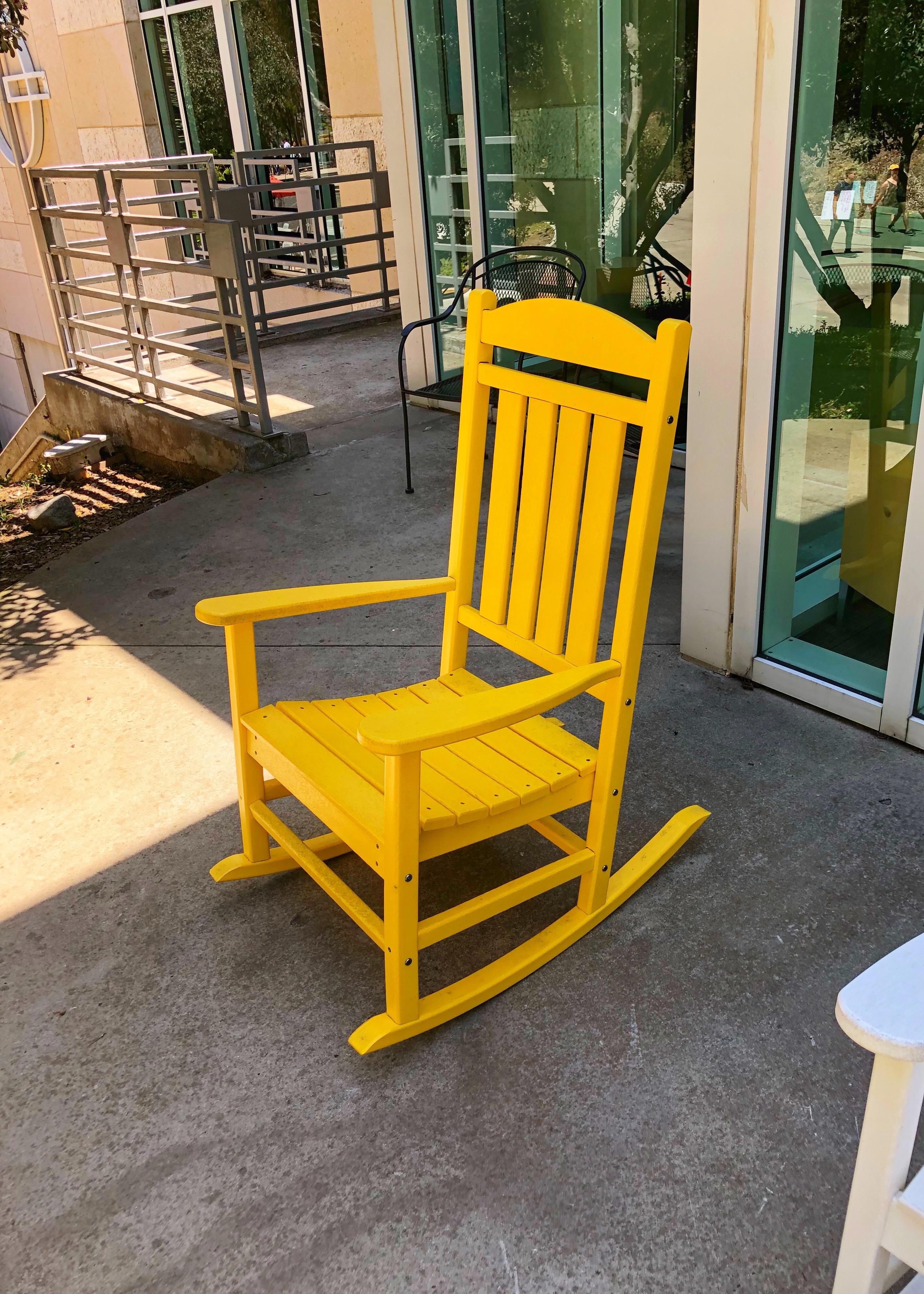 Yellow rocking chair r/yellow