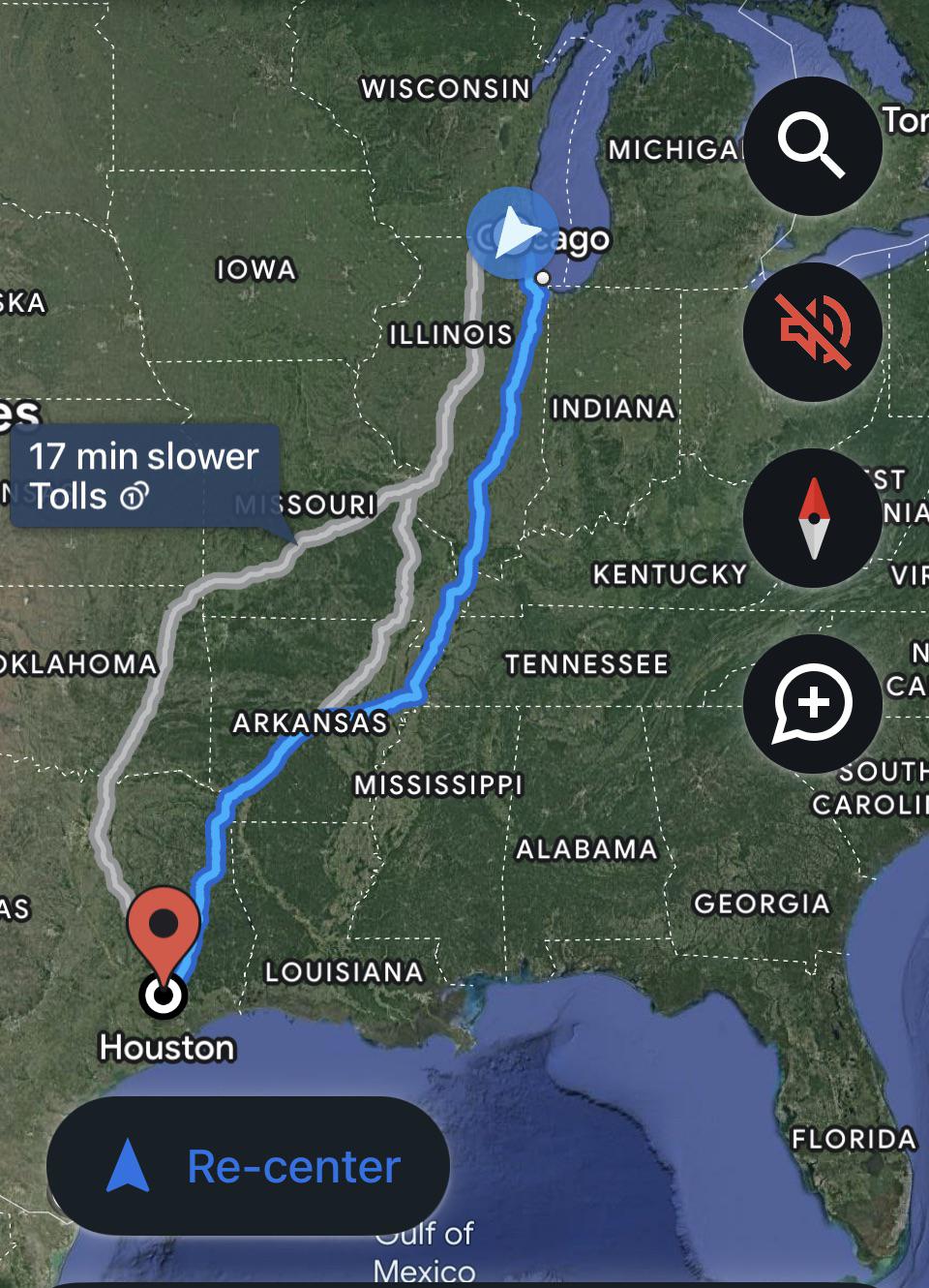 Looking for fun stops along the way, Chicago to Houston. r/roadtrip