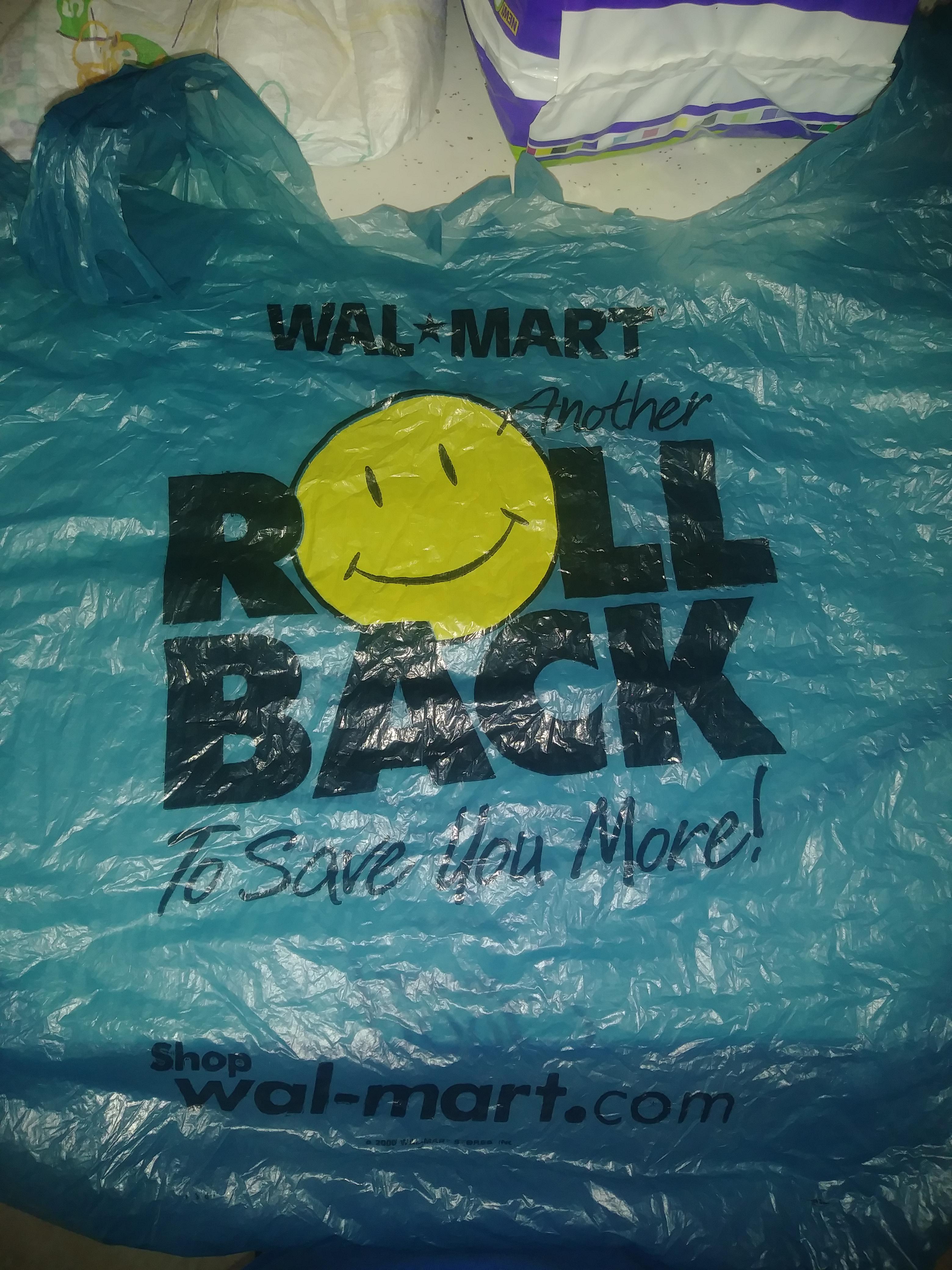 I found an old Walmart bag (around 2001, I think)!! r/nostalgia