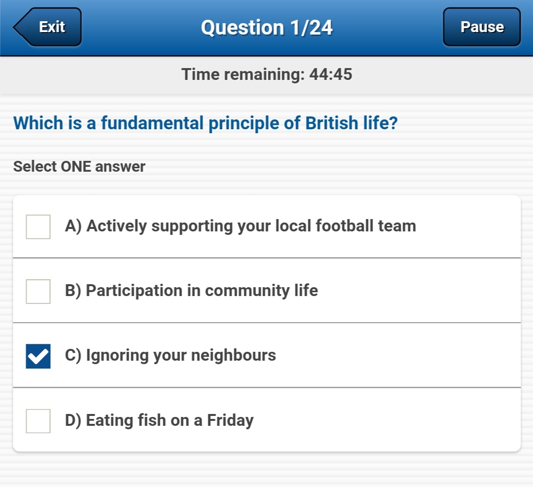 Life In The UK Test/ Practice Test 1/ How To Pass The Life, 42 OFF
