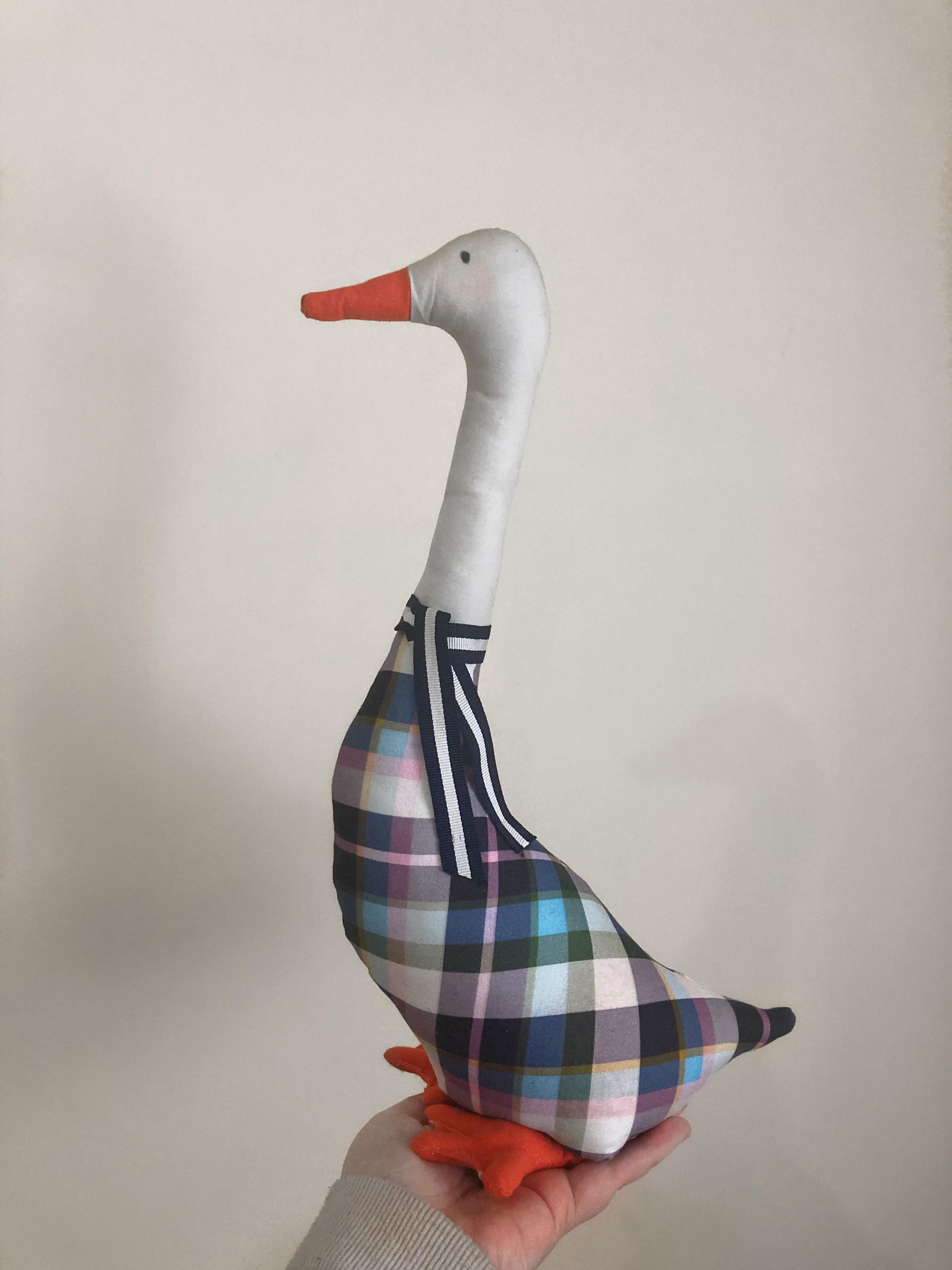 Tilda duck doorstop I made for a Fathers day gift r/sewing