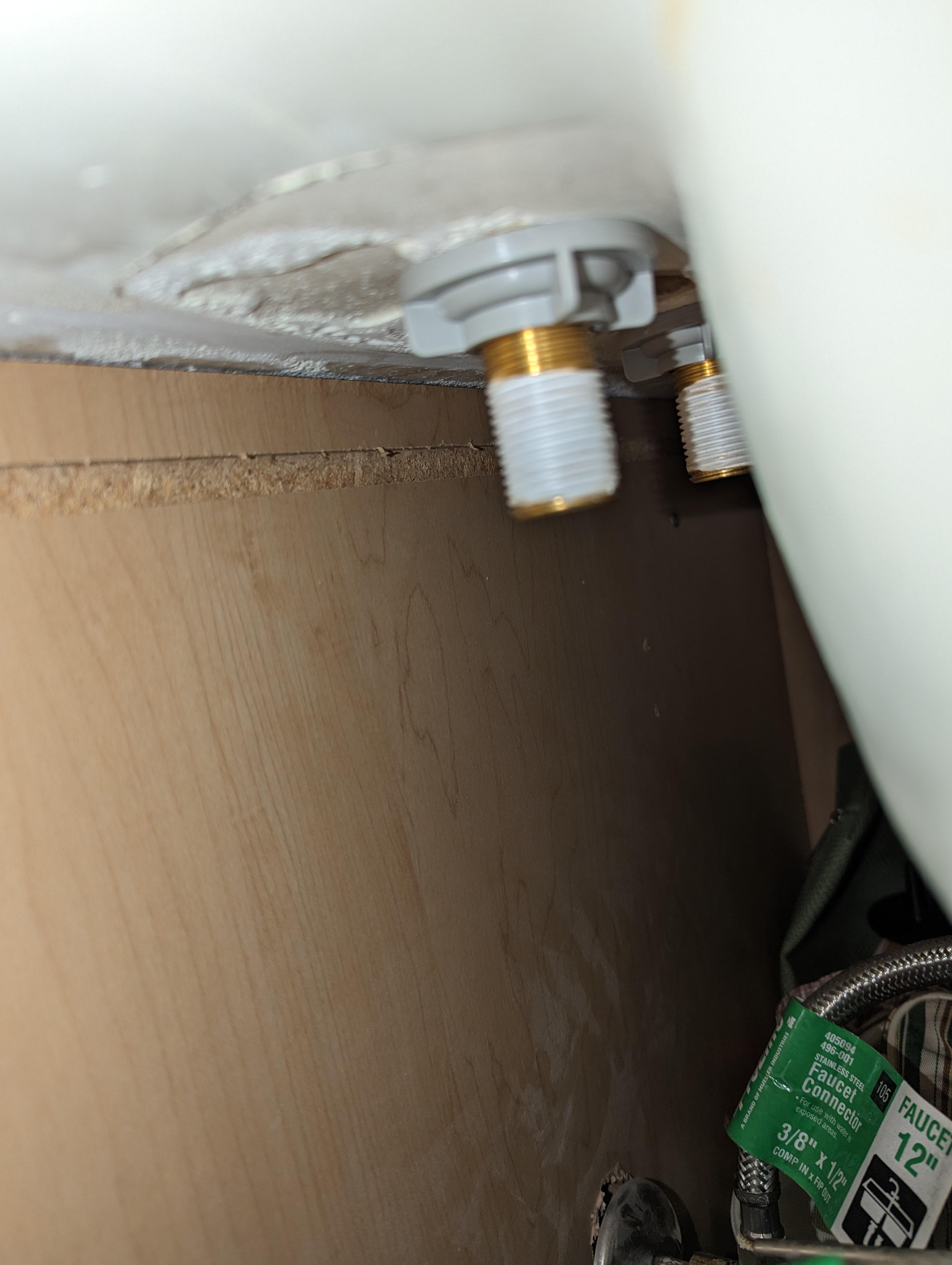 any tips for removing these plastic washers? See comments... r/Plumbing