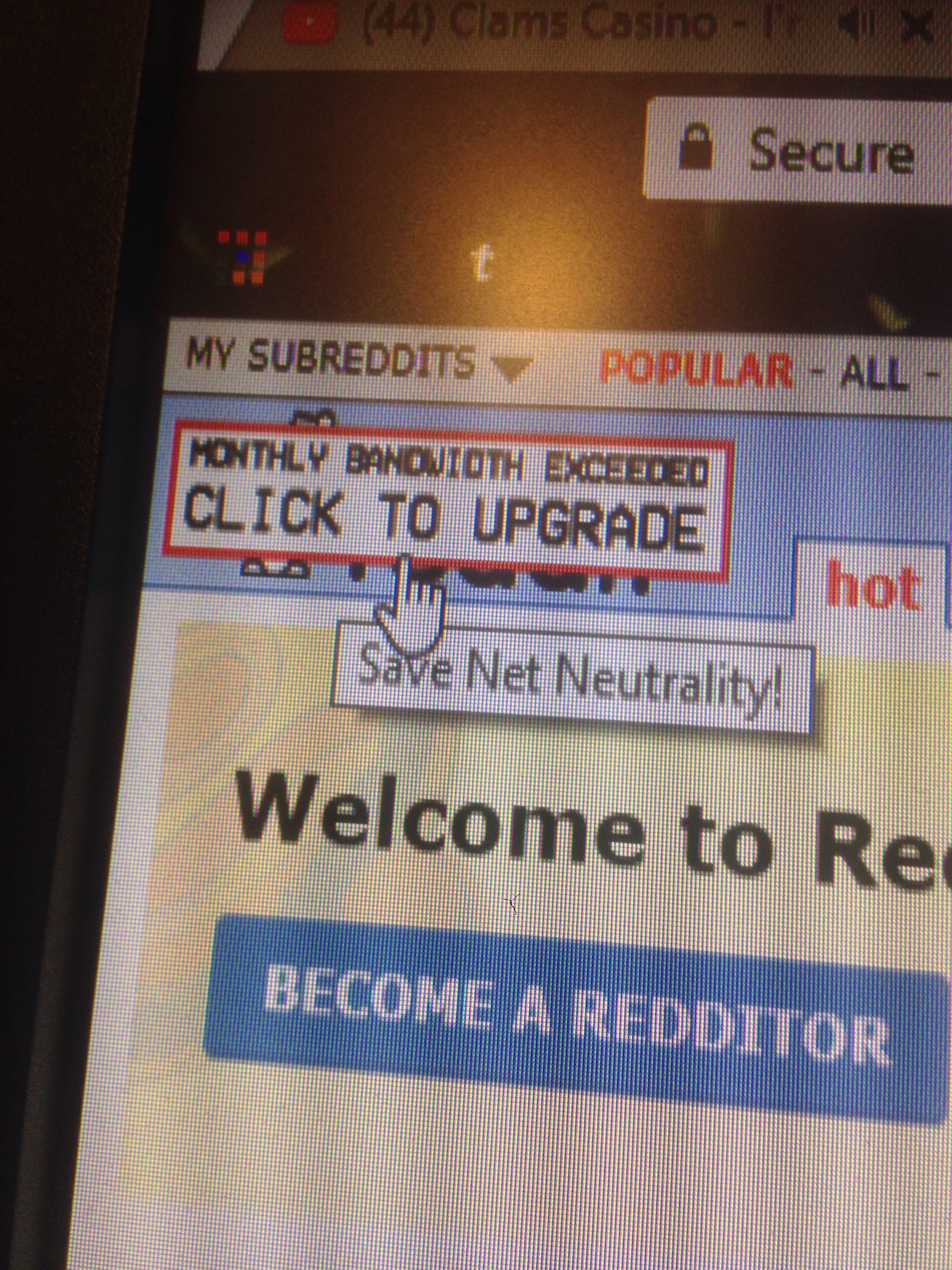 Thought my was slow with the loading of the reddit logo but