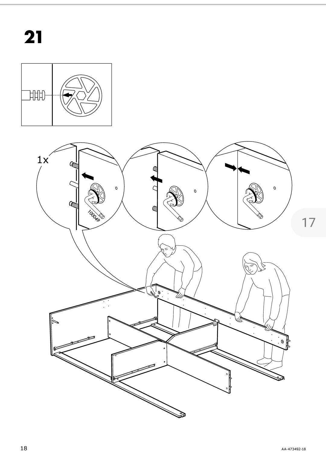 Brimnes Queen bed assembly problem r/IKEA