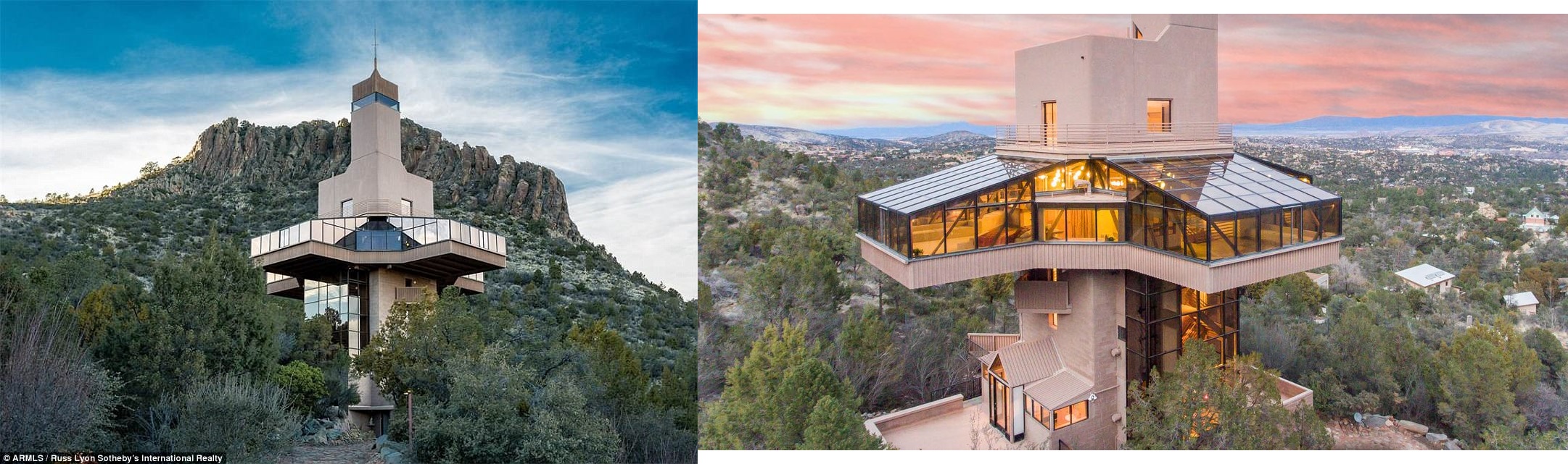 Falcon Nest Prescott, Arizona, it is the tallest residential house in the US.