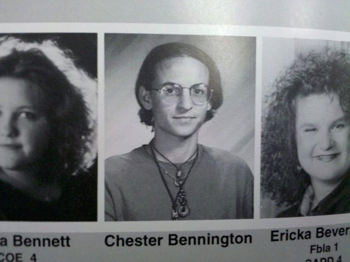 High school senior yearbook photo of Chester Bennington (1994) r/OldSchoolCelebs