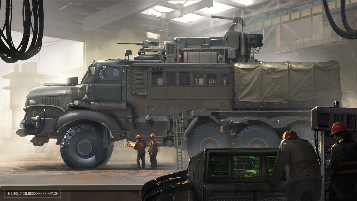 Battle Truck r/SciFiArt