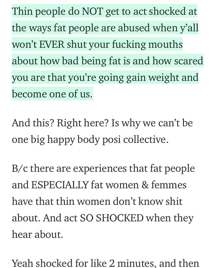 One of us, one of us fatlogic