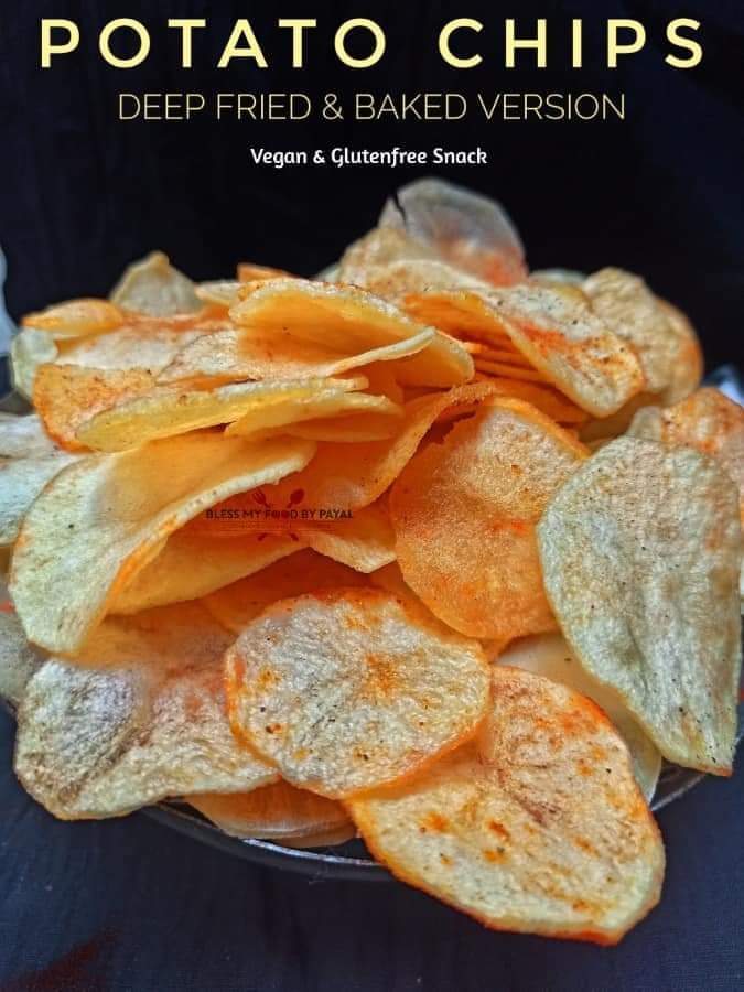 POTATO CHIPS Vegan and Glutenfree, this is no fail recipe of chips