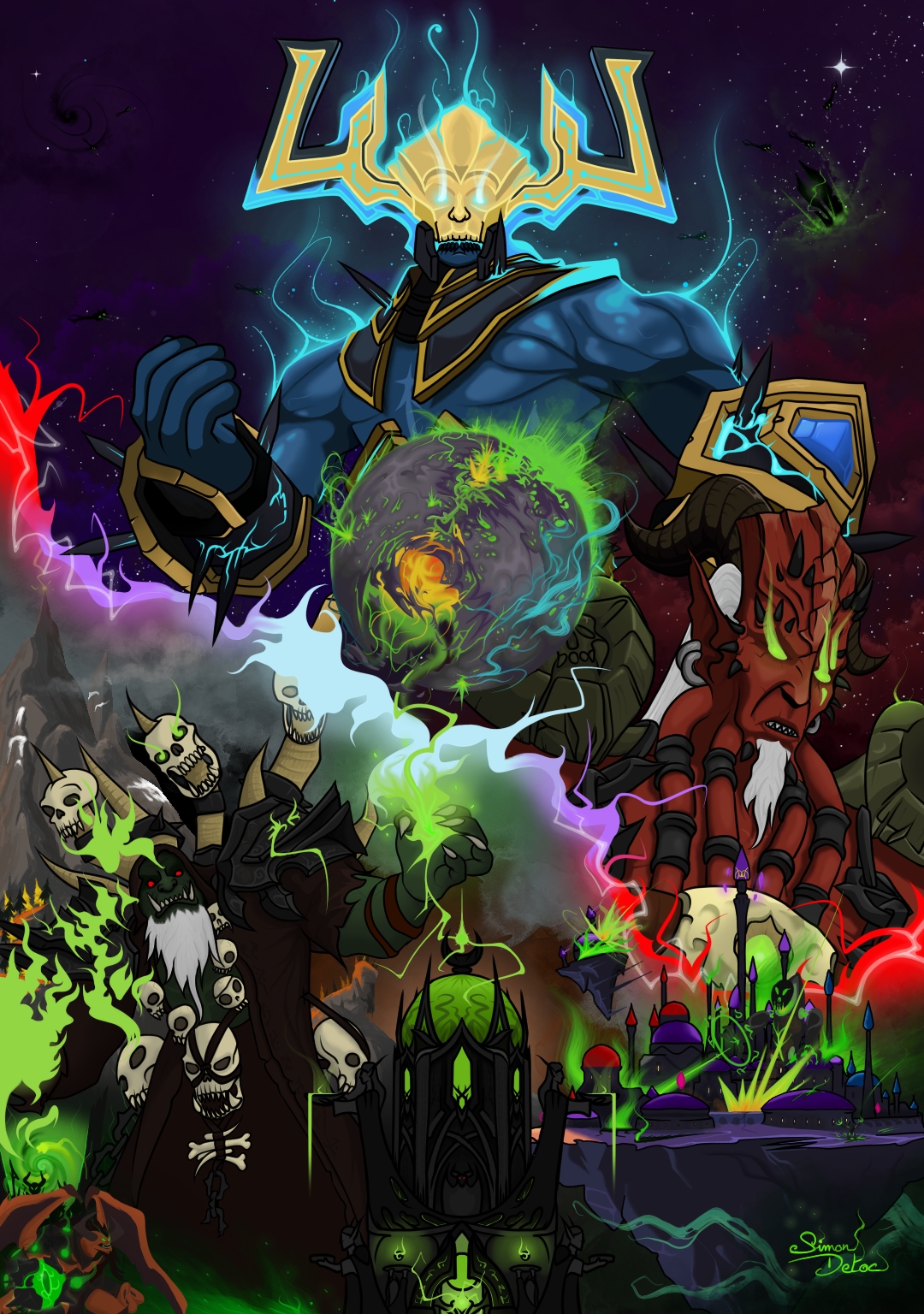 The Burning Legion Artwork by me! r/wow