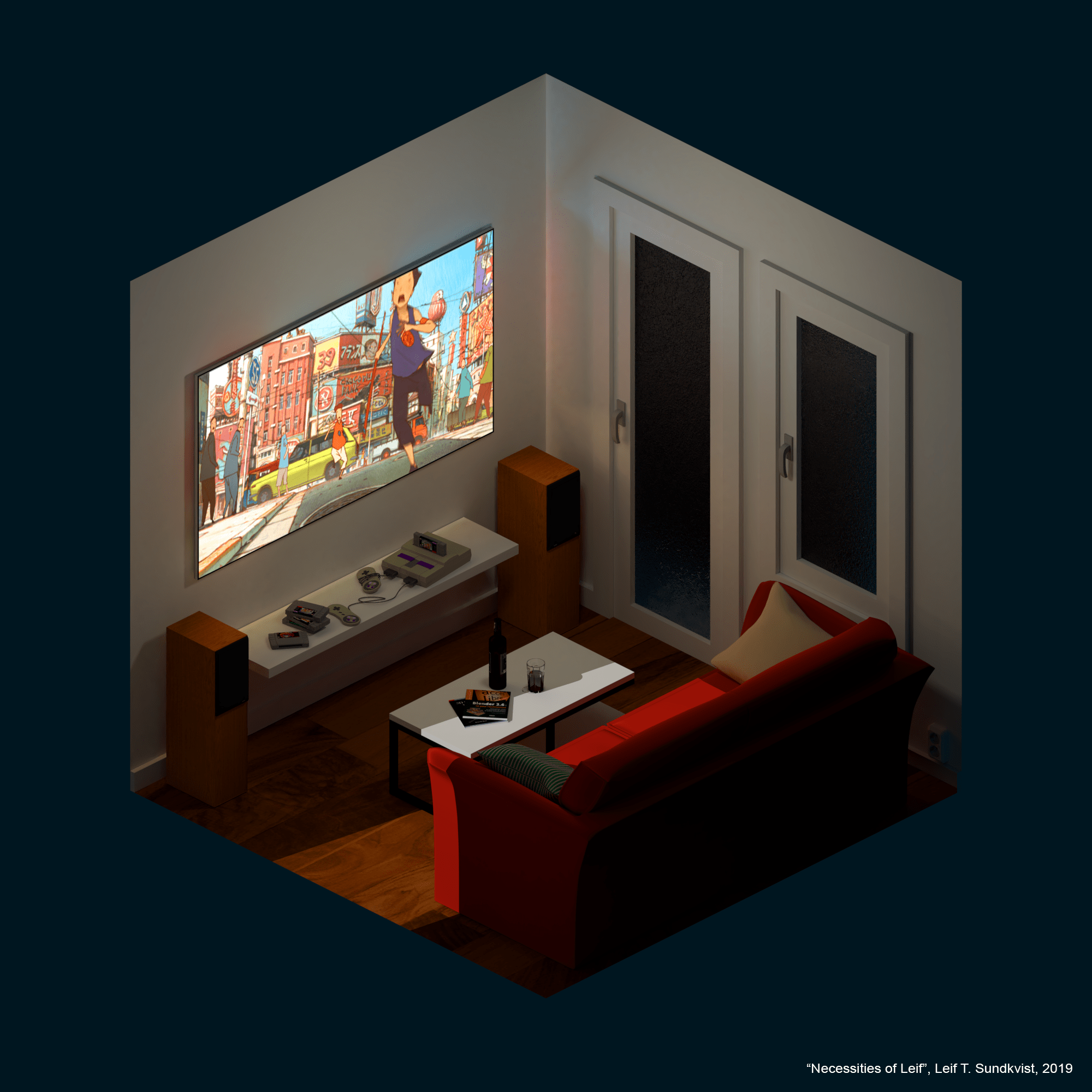 Living room r/blender
