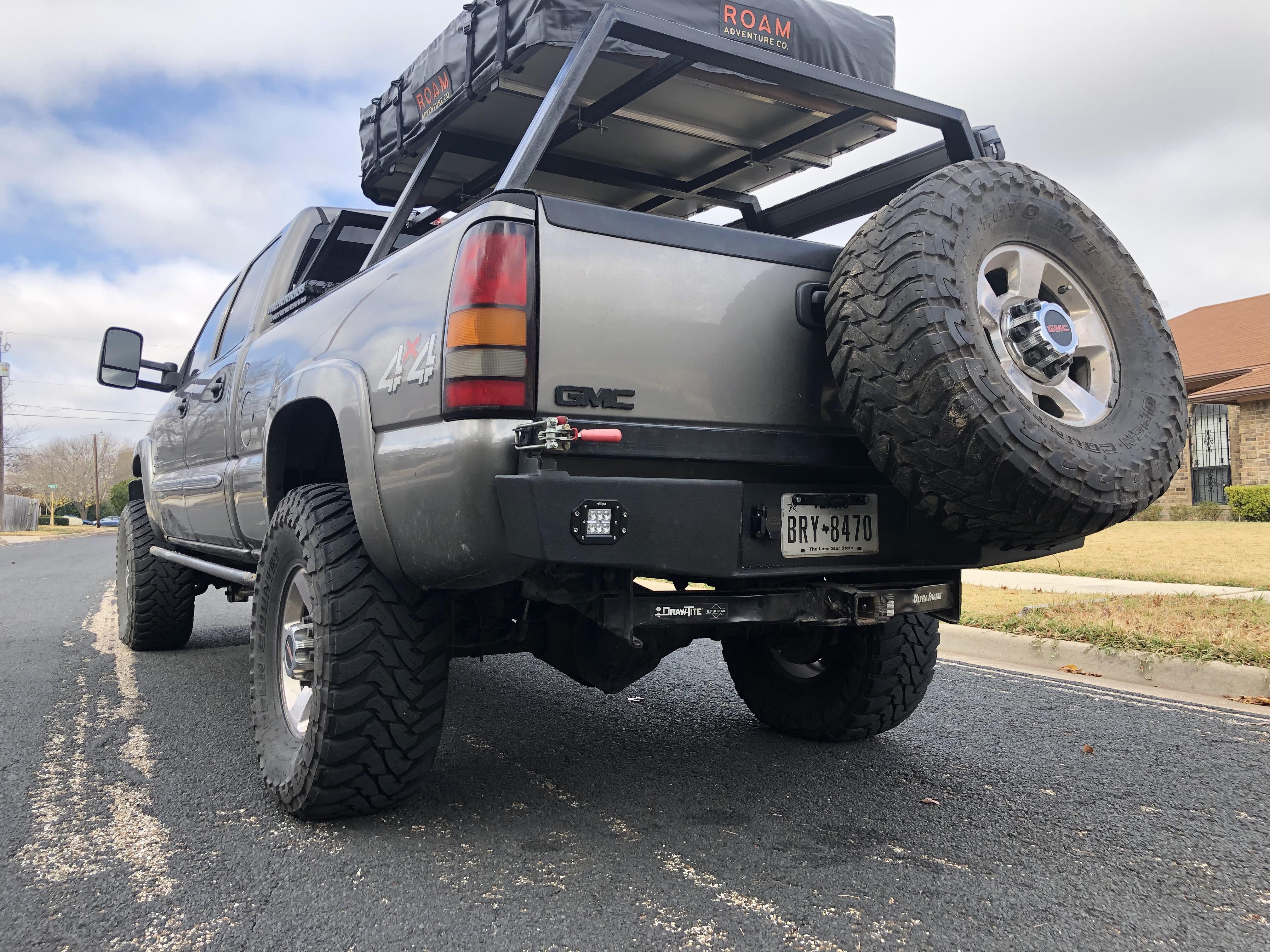 Custom bumper with swingout I just finished up for this awesome