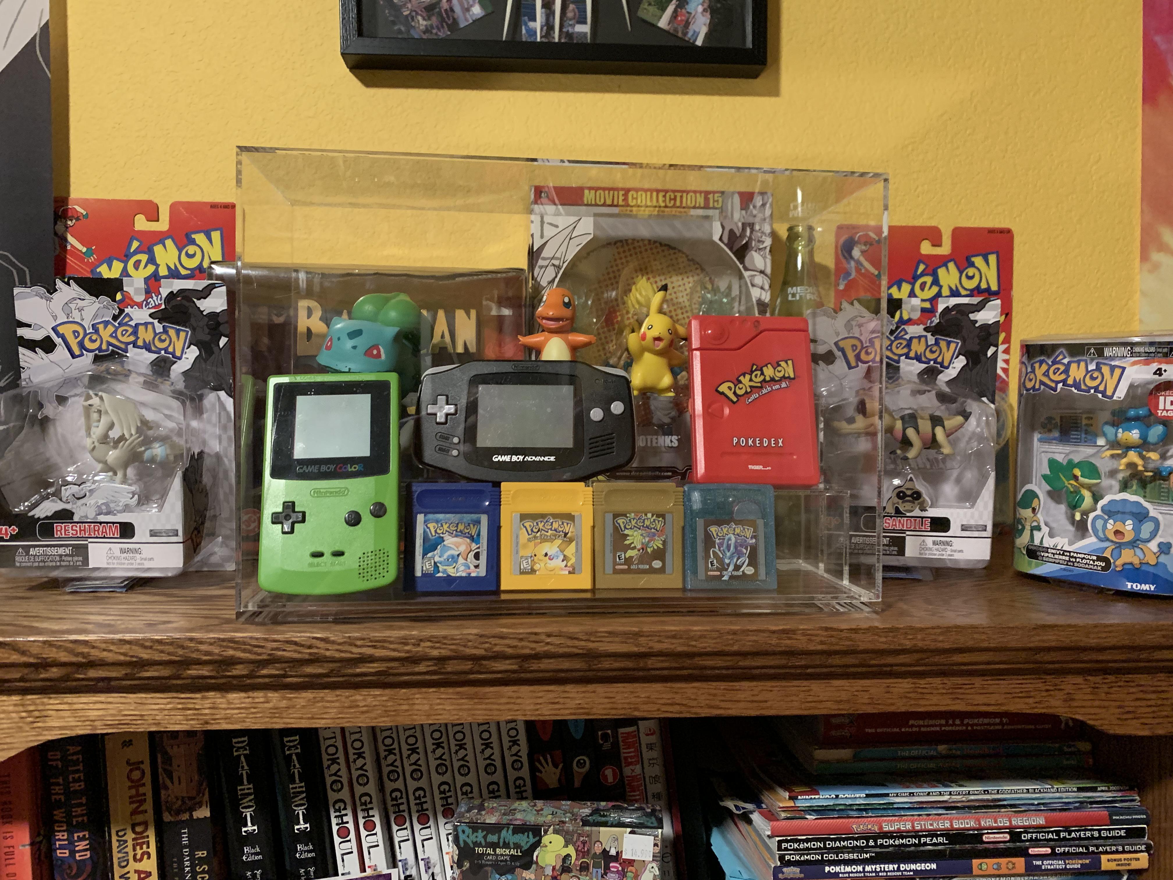 Just finished making a display for some of my favorite games. r/pokemon