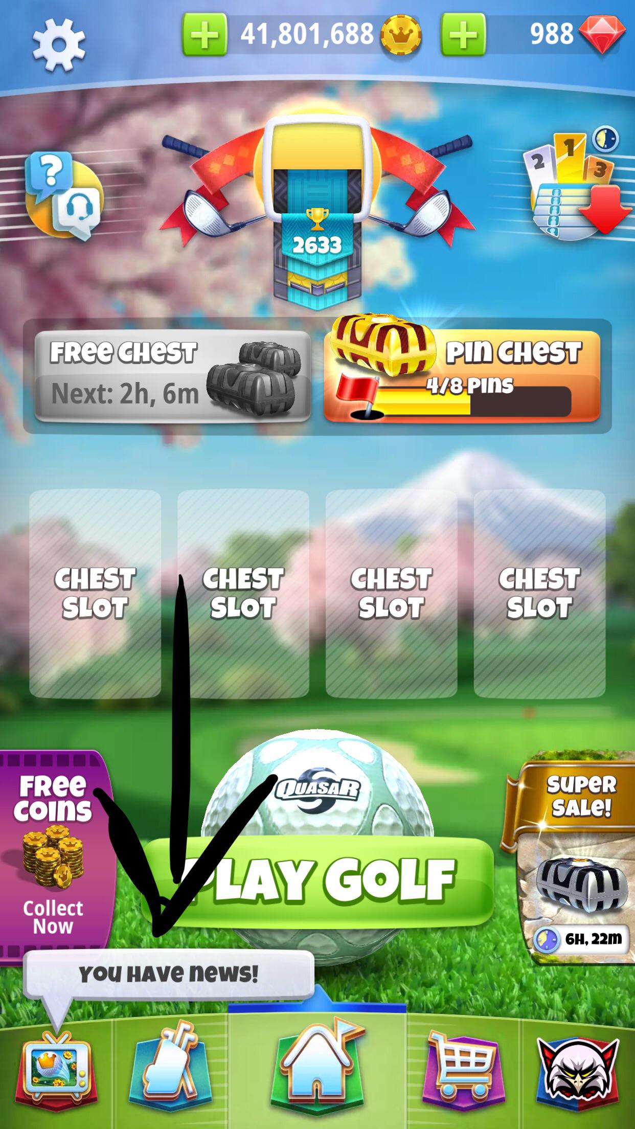 Would be awesome if this only popped up when you had something new in