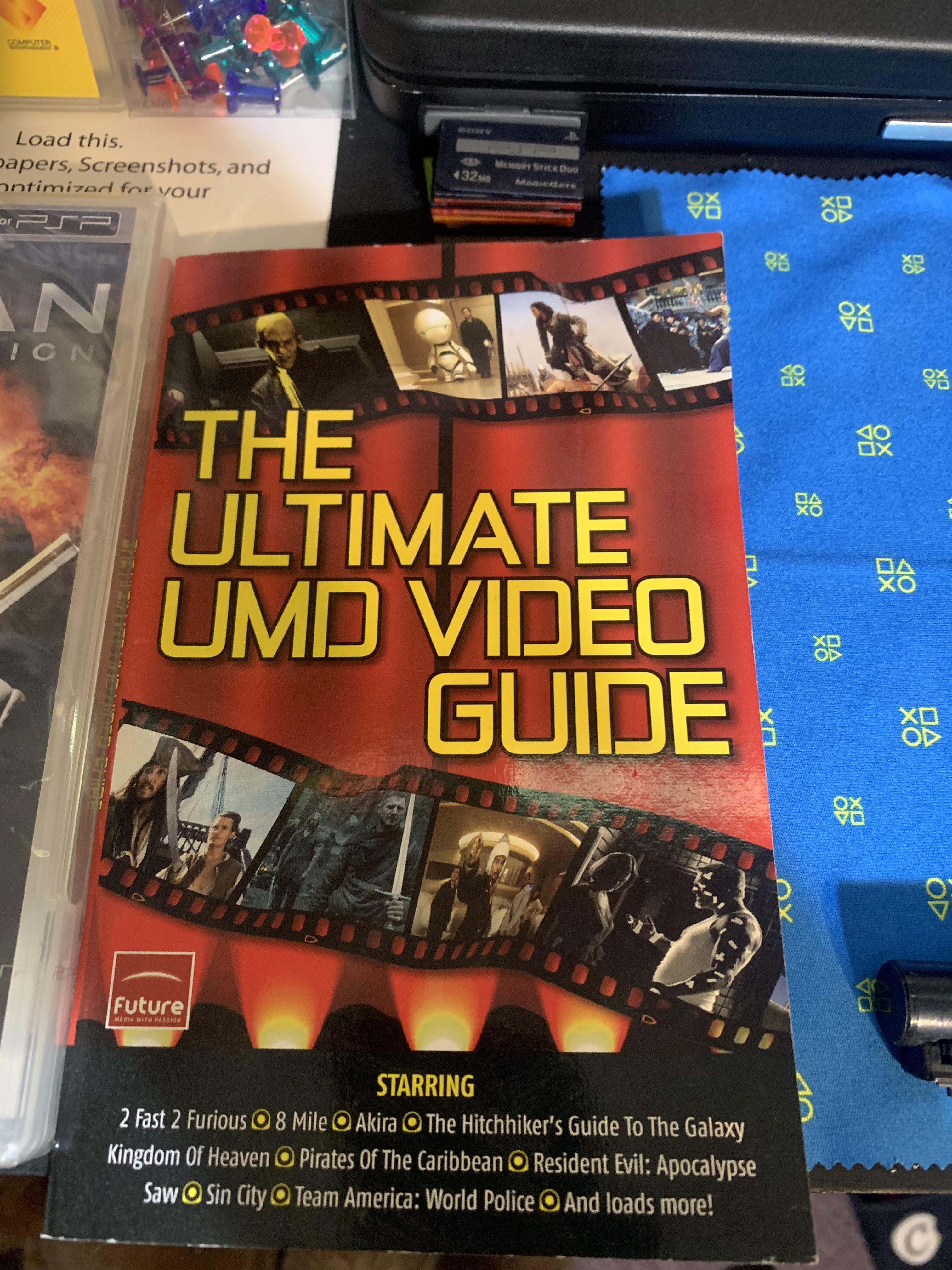 The only official psp umd movie guide. r/PSP