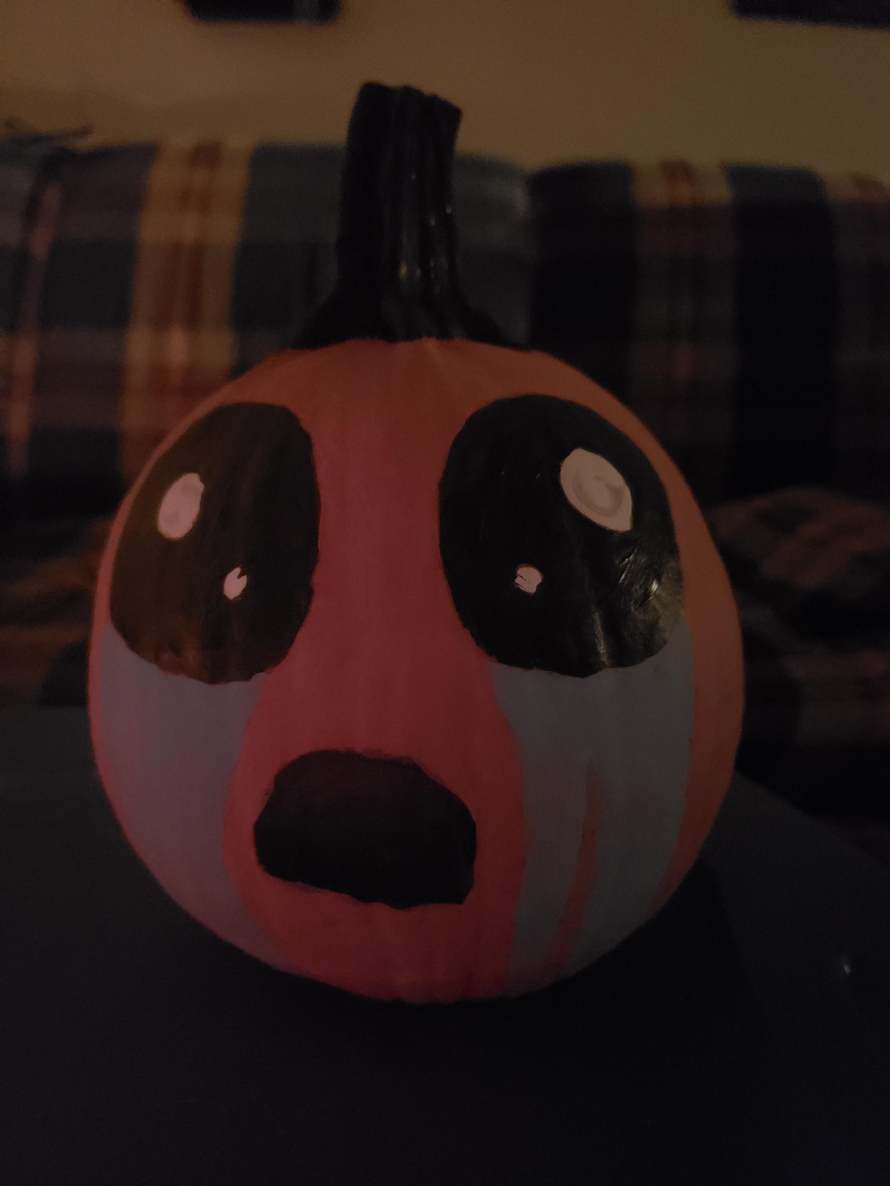 Pumpkin Isaac equipped with Black Candle r/bindingofisaac