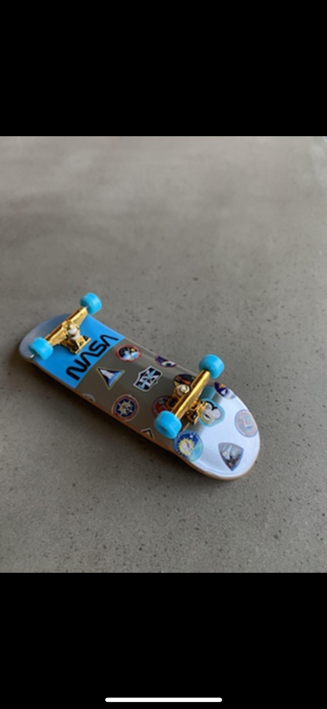 Rare gold tech deck trucks Techdeck