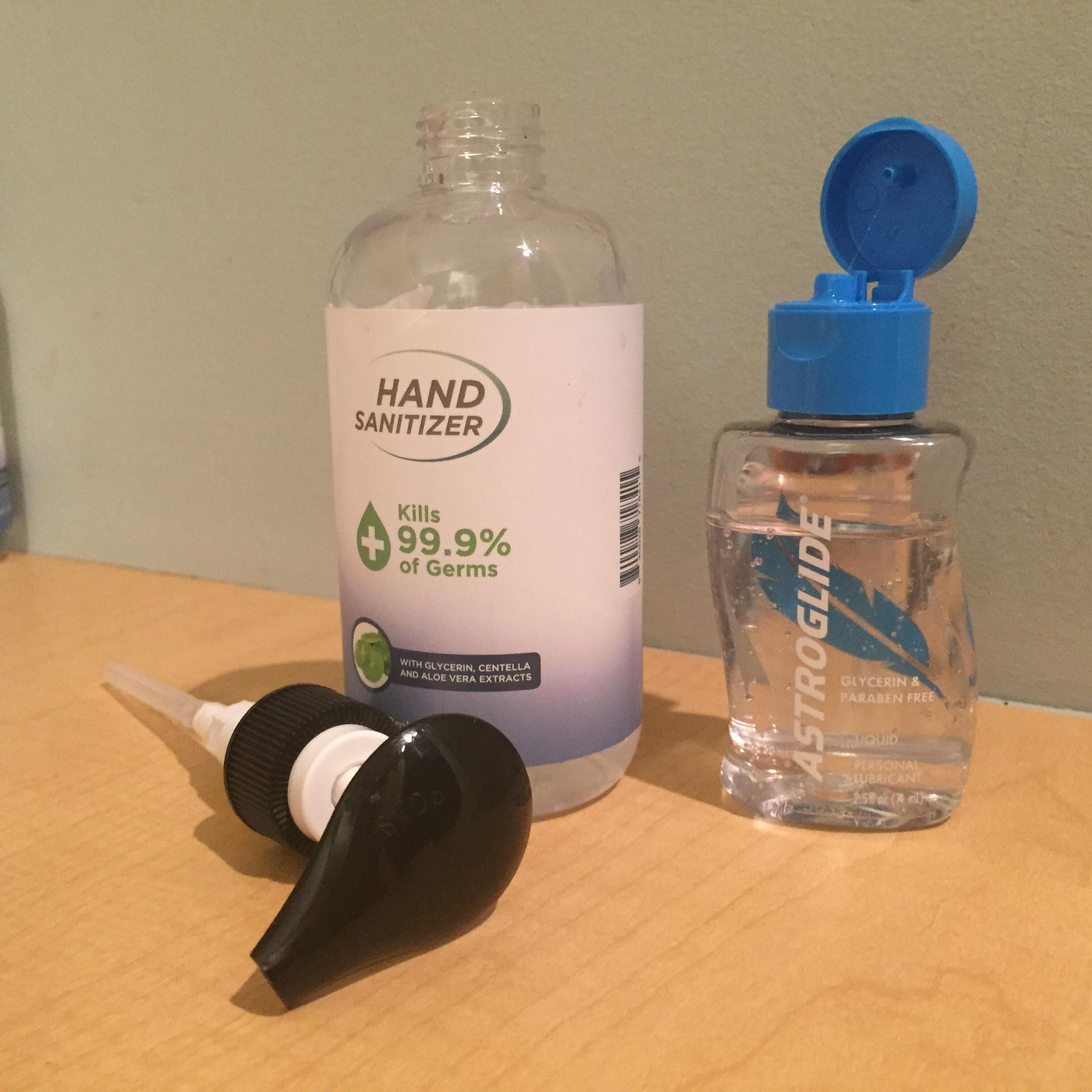 Put lube in empty sanitizer bottles and offer people a SQUIRT! r/pranks