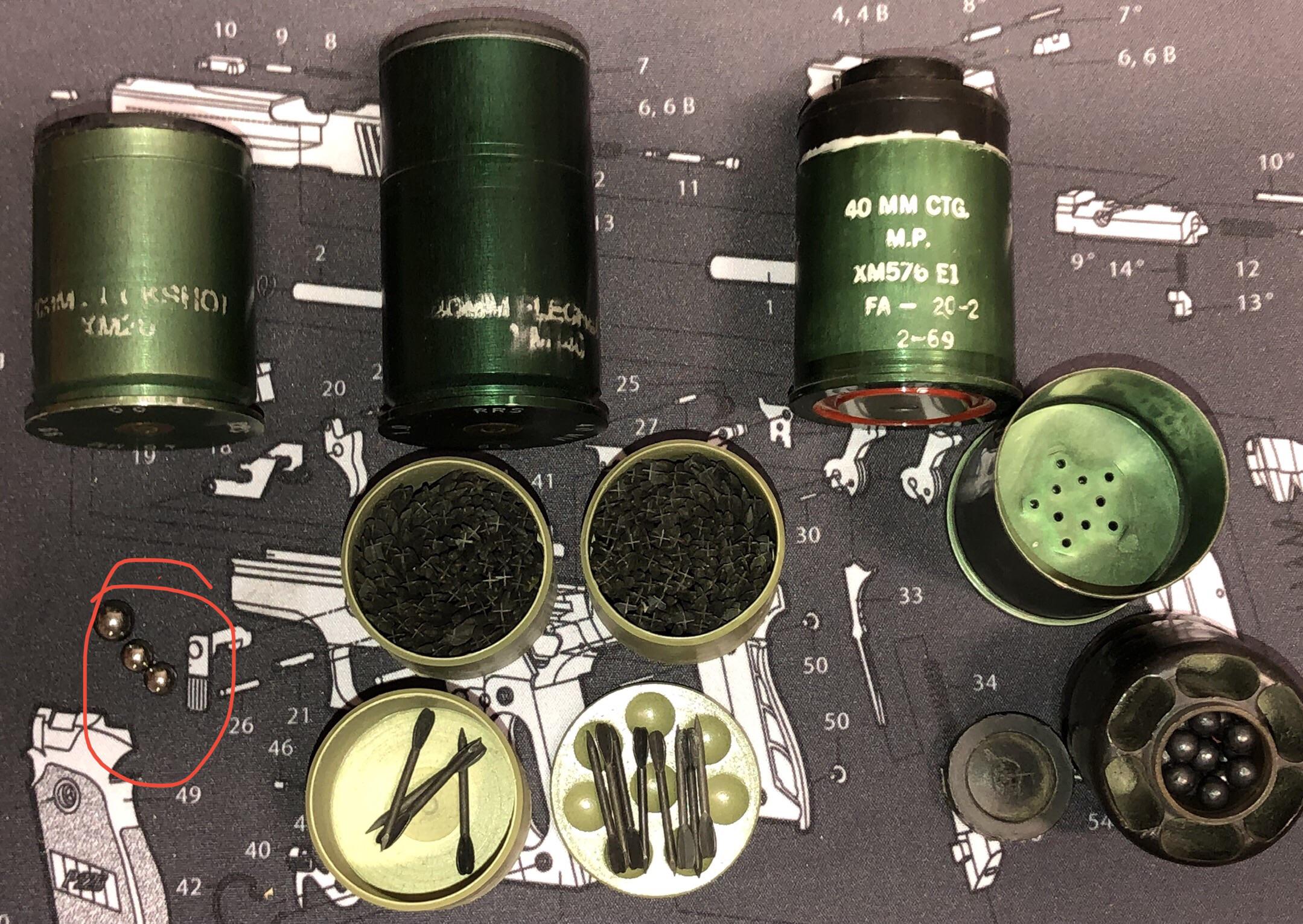 40mm Buckshot and Fléchette r/NFA