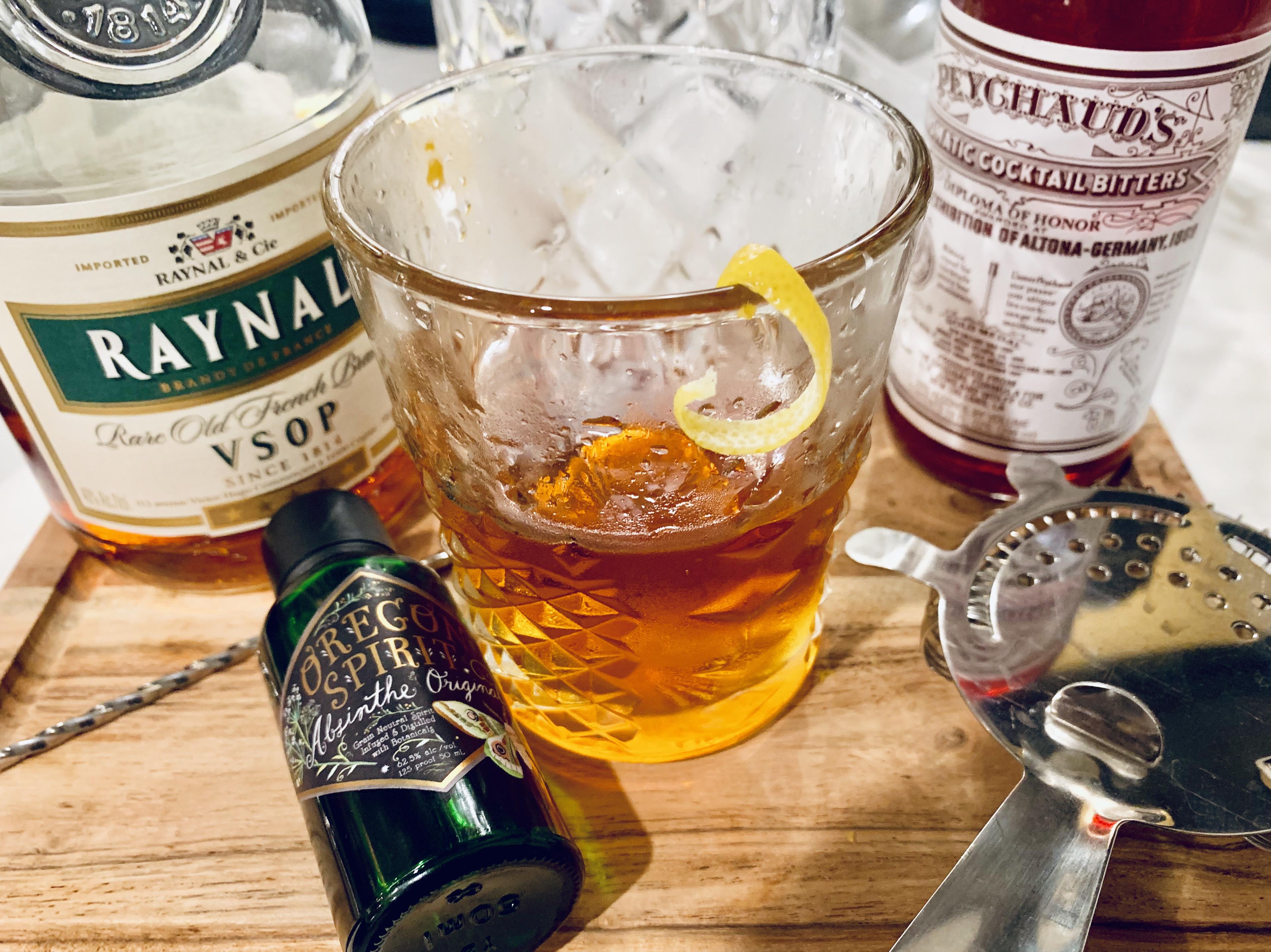 Original Sazerac with cognac r/cocktails