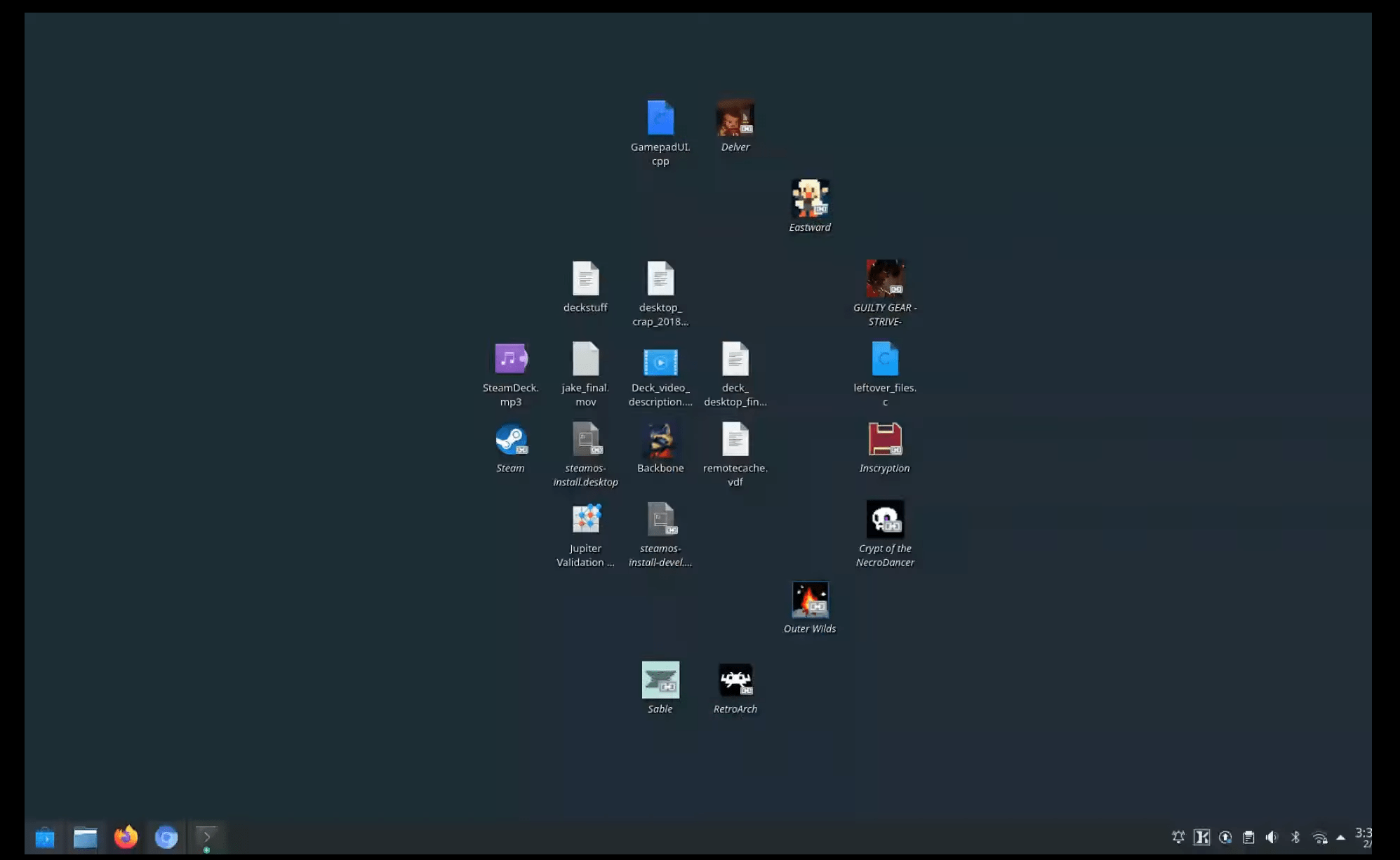 In the new Valvemade boot animation called "Steam Deck Logos", they