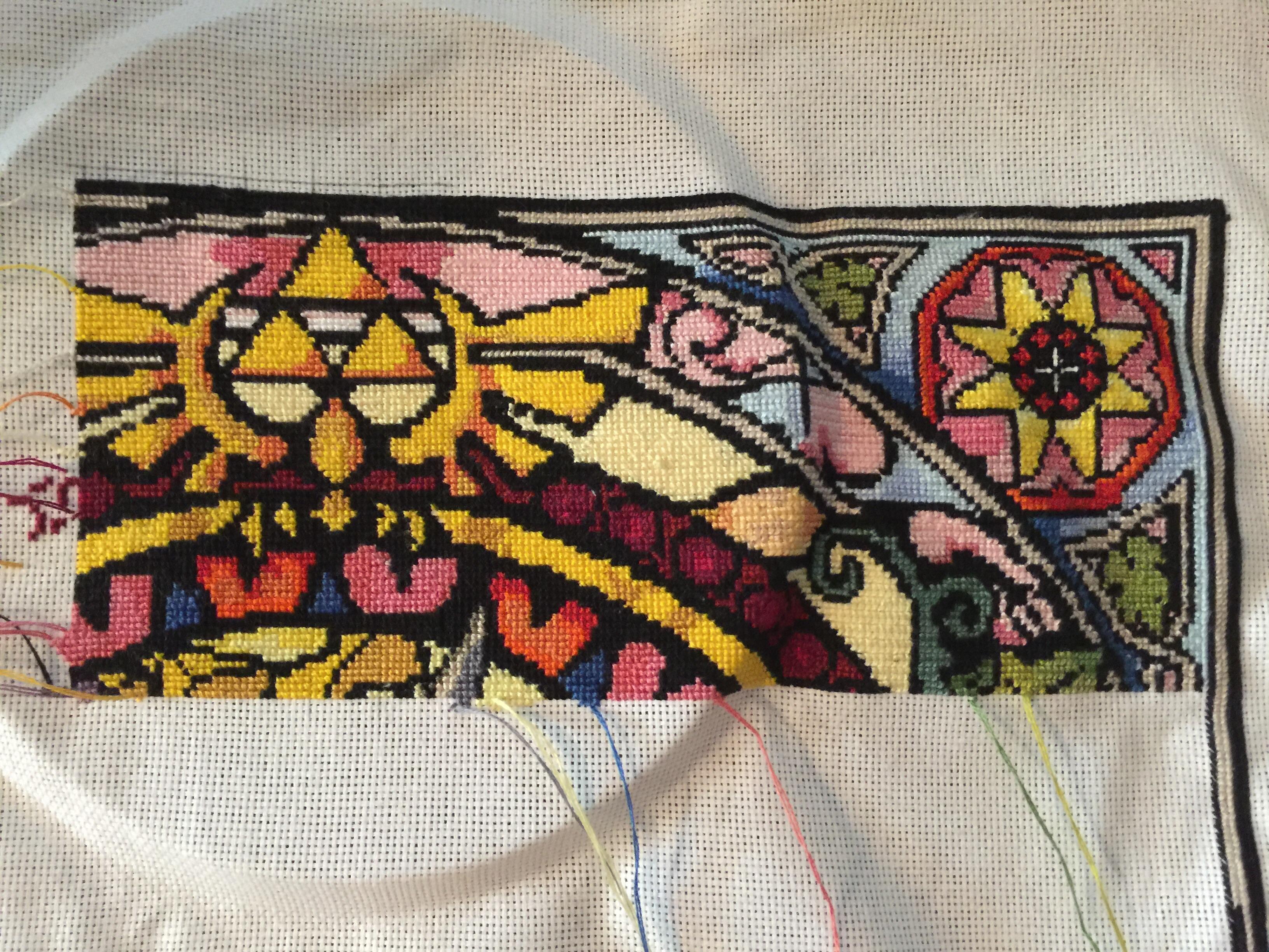[WIP] Page 4 of Zelda Stained Glass done. I???m feeling pretty