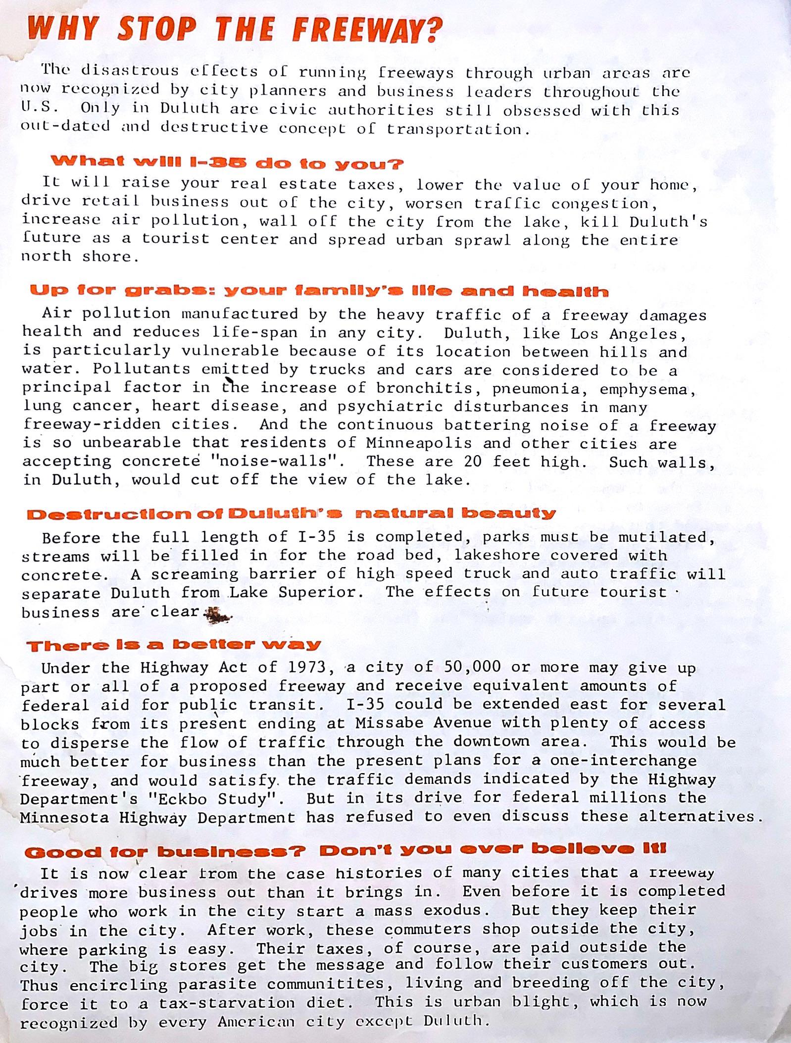 Garbage day lincoln park. duluth