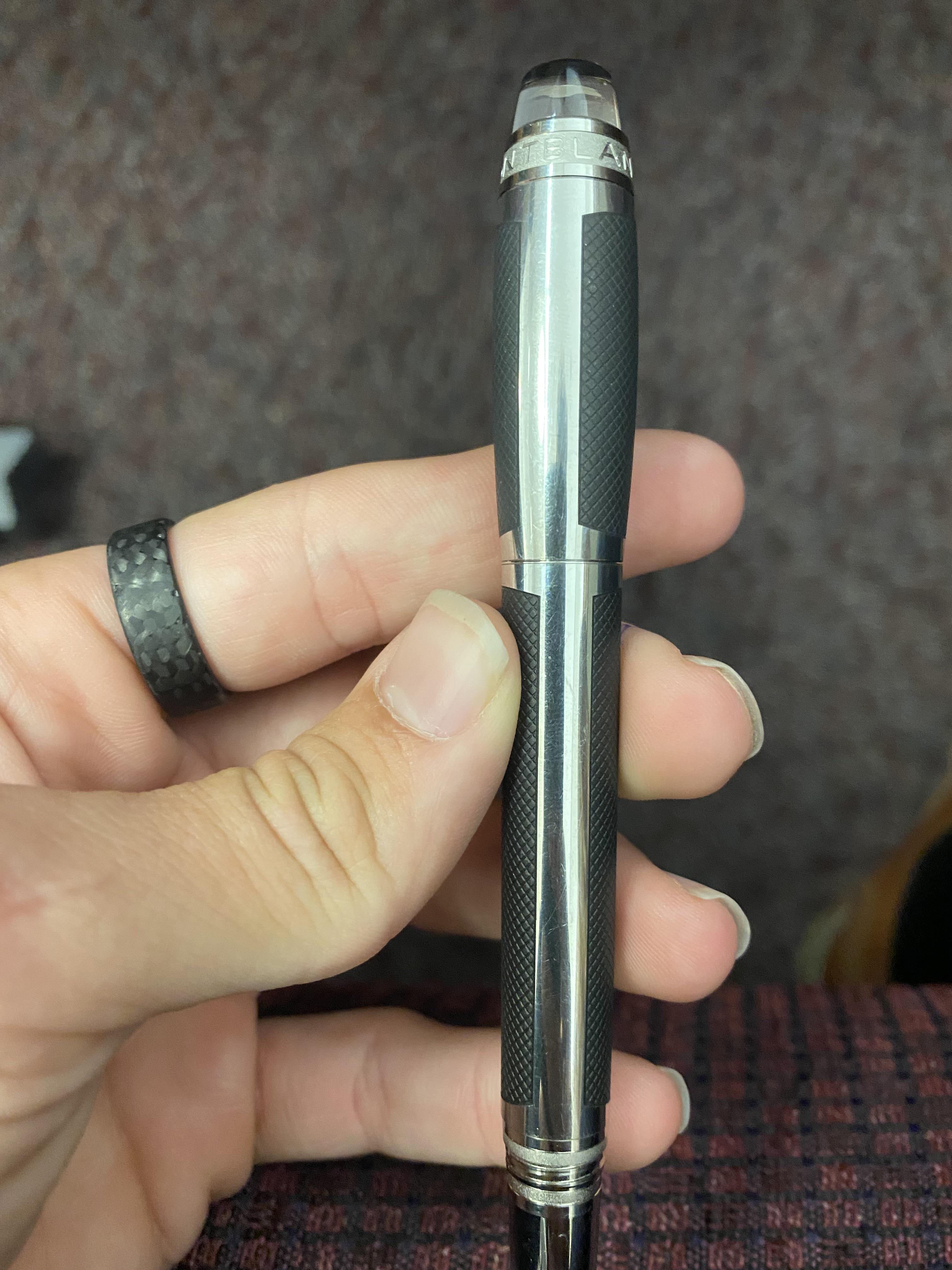 For some reason my pen won’t line up, I took it to the mont blanc store