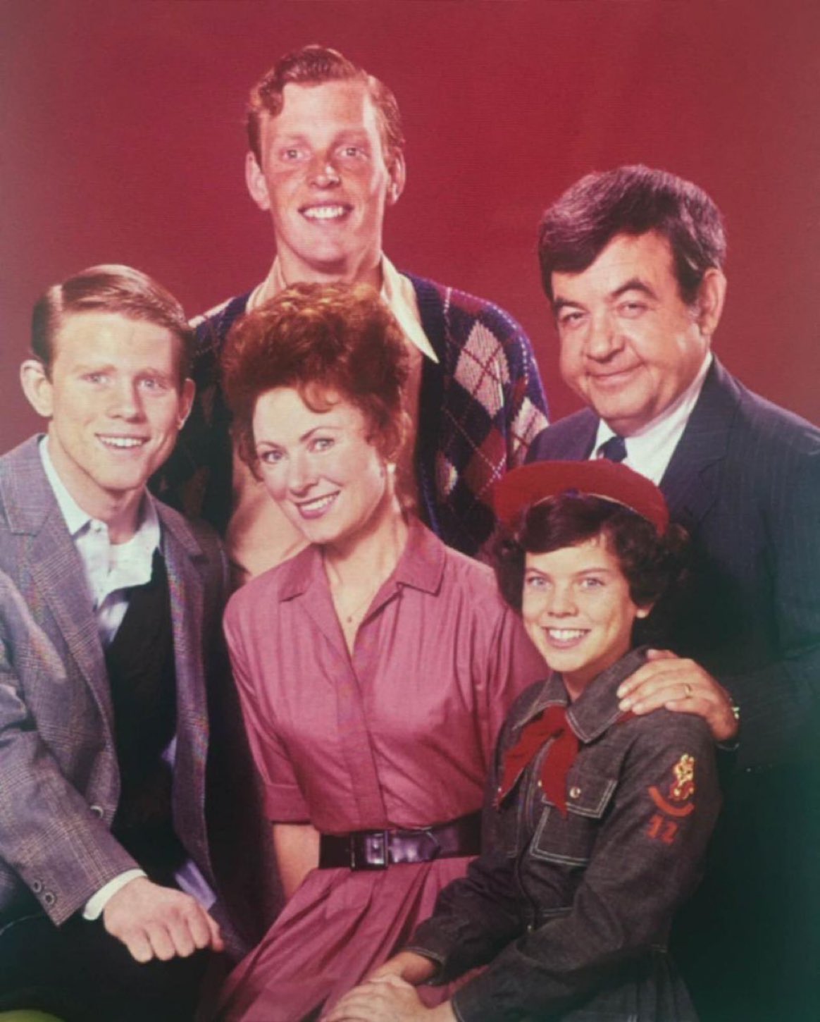 A rare early Happy Days promo photo with mysteriously disappeared older