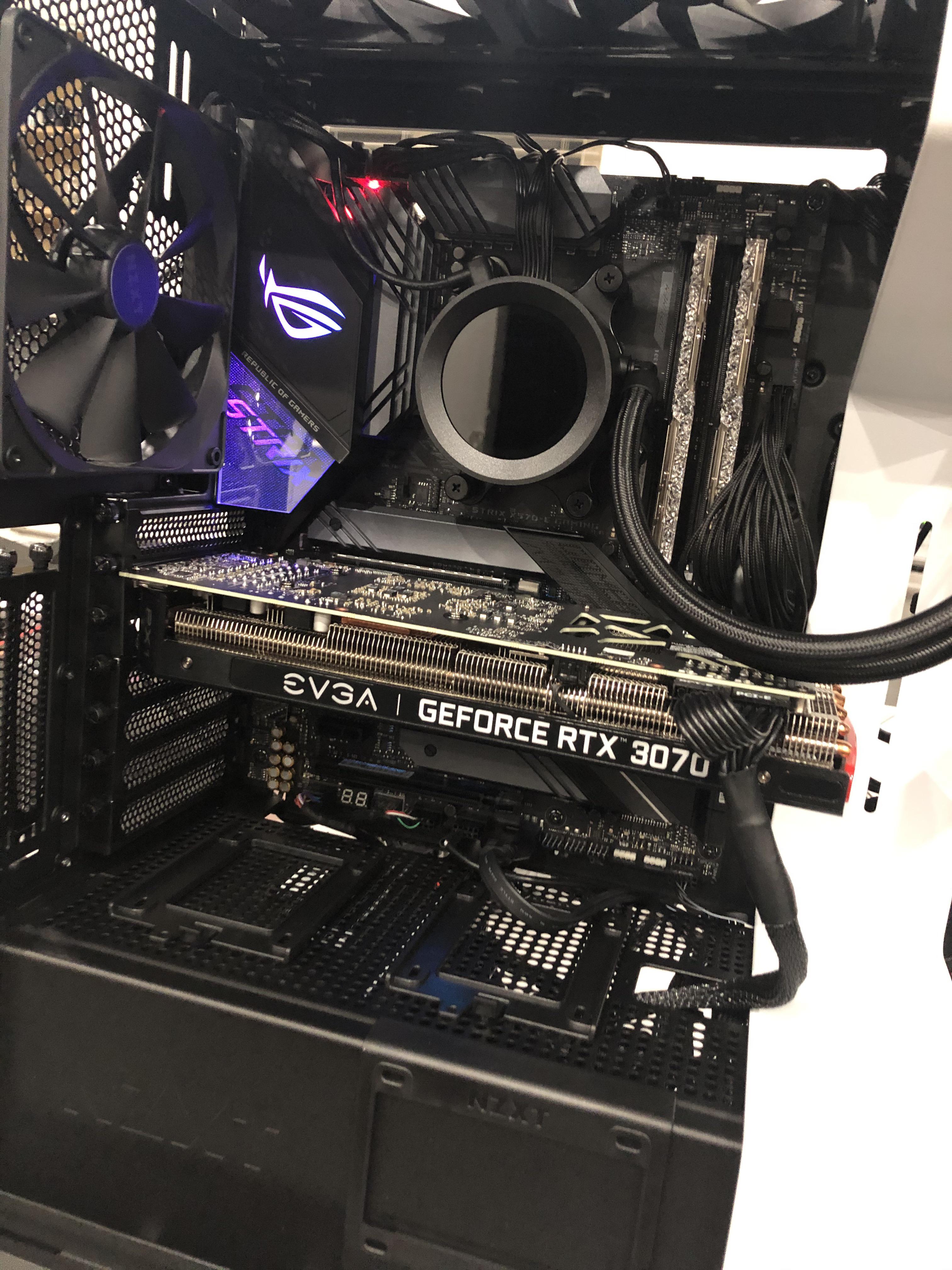 X570E Gaming has this Red LED when I try to boot up my GFs new PC (it