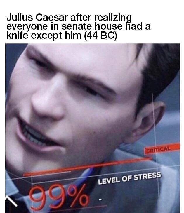 he lost a couple bio components that day