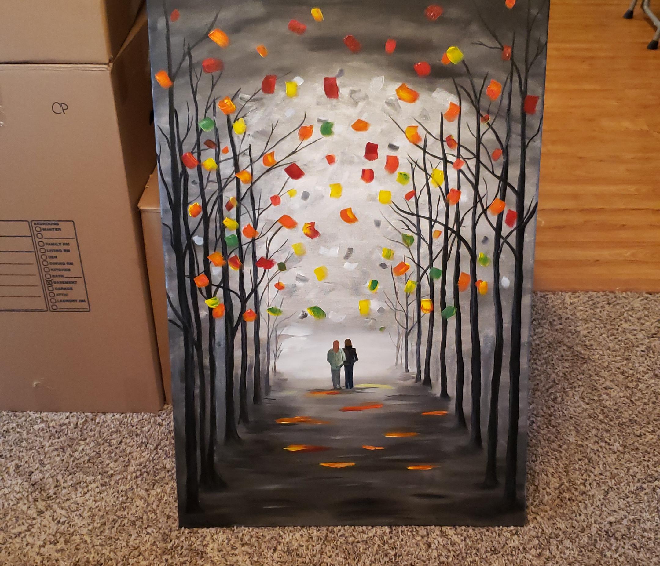 Us. My Wife, Oil on Canvas, 2020 r/Art