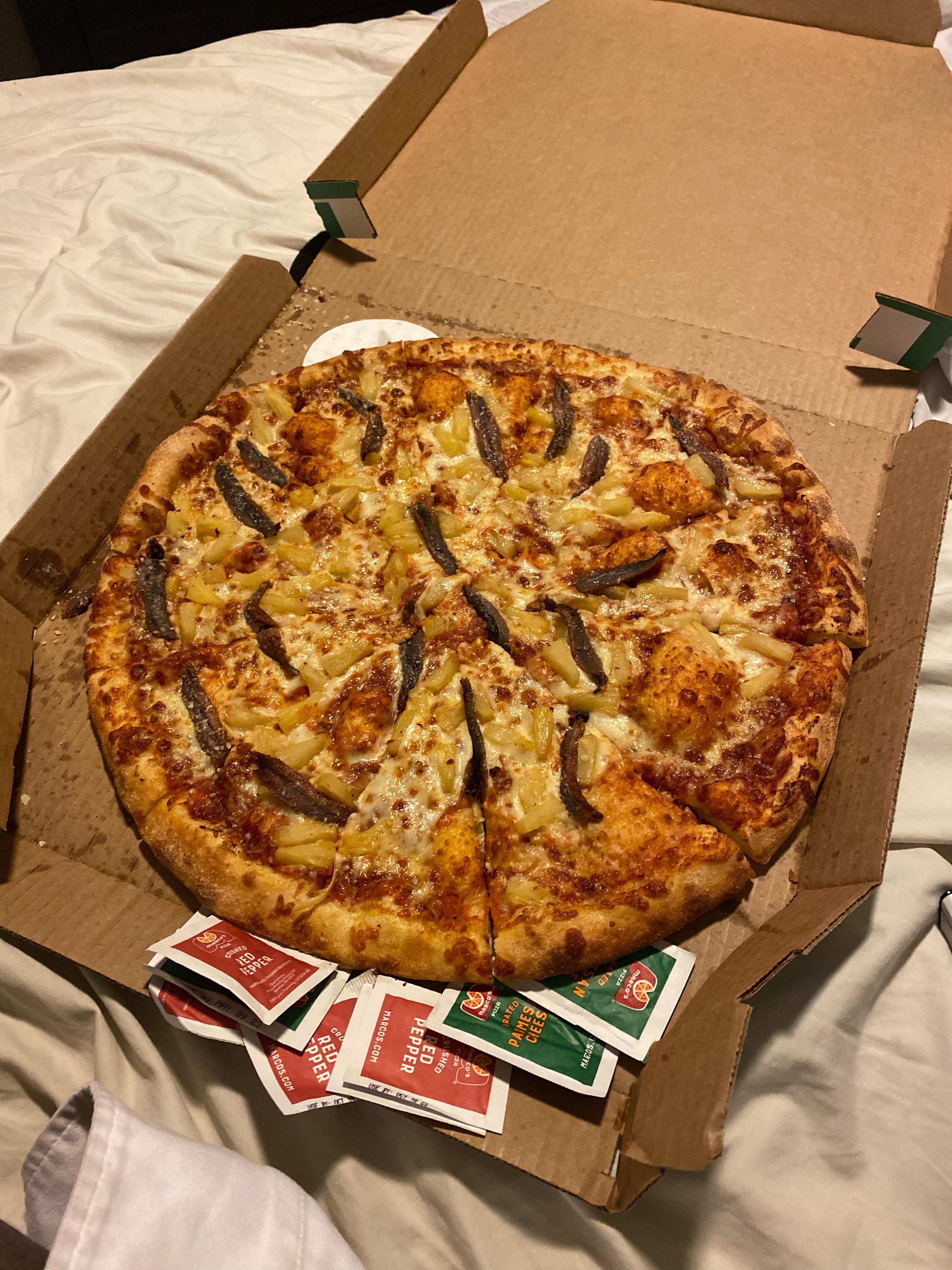 Anchovy Pizza Dominos