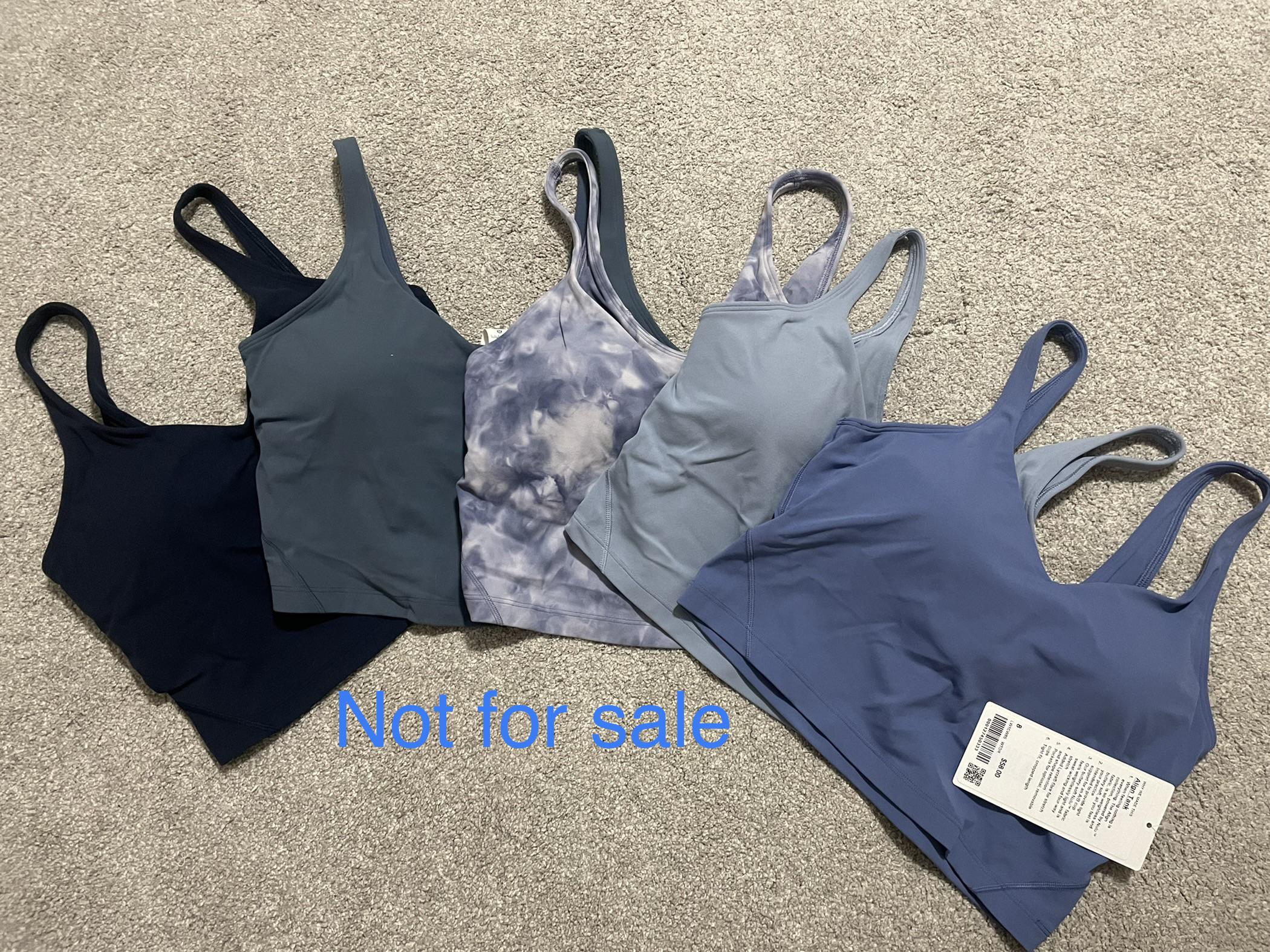 Water Drop vs. Other Blue Align Tank Colors r/lululemon