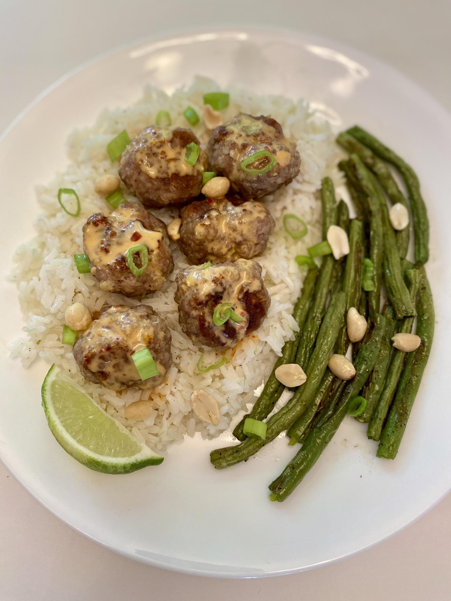 Thai Coconut Pork Meatballs r/hellofresh
