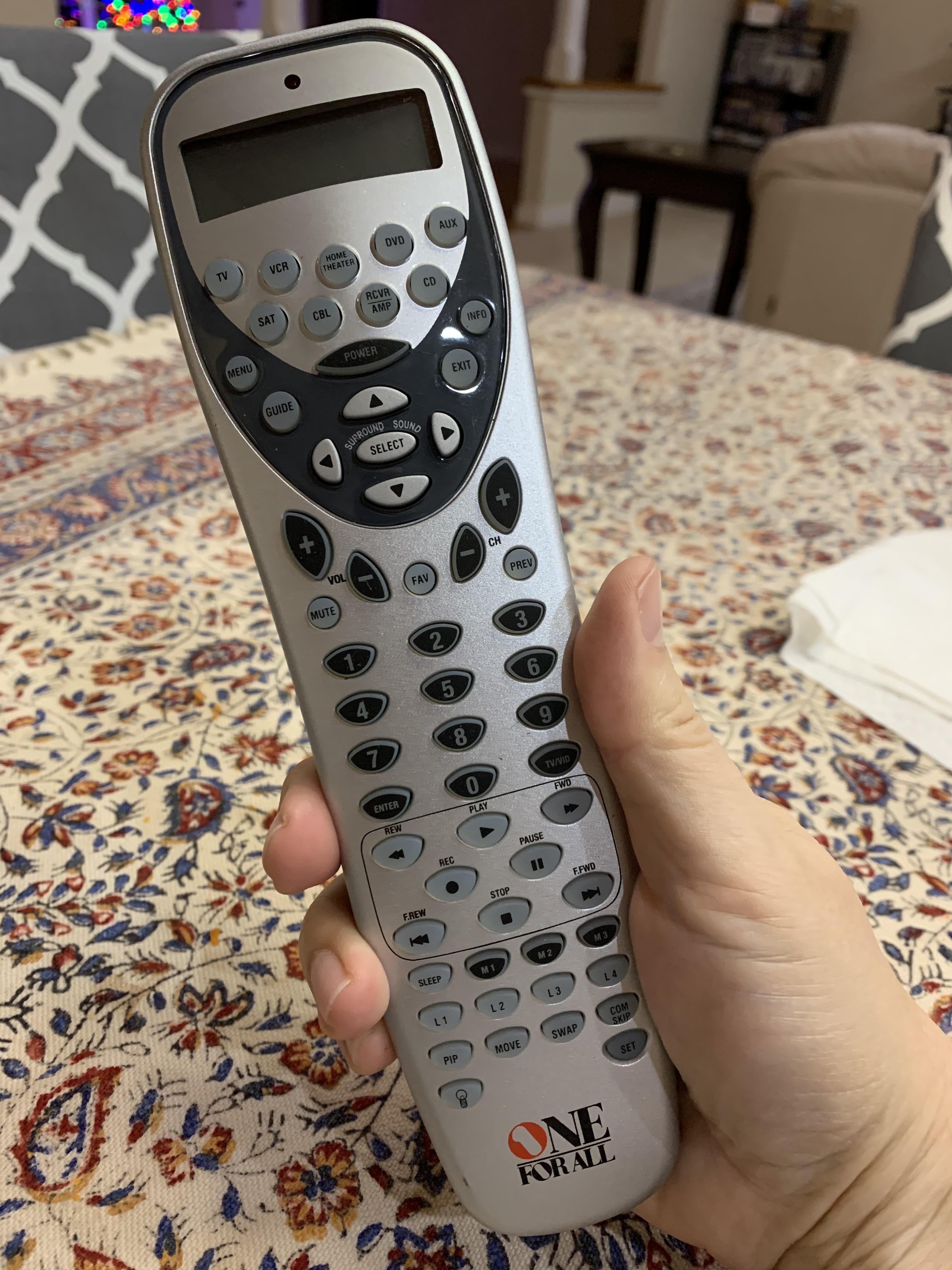 URC9910, the best universal remote for CRT TVs was made back in 2002