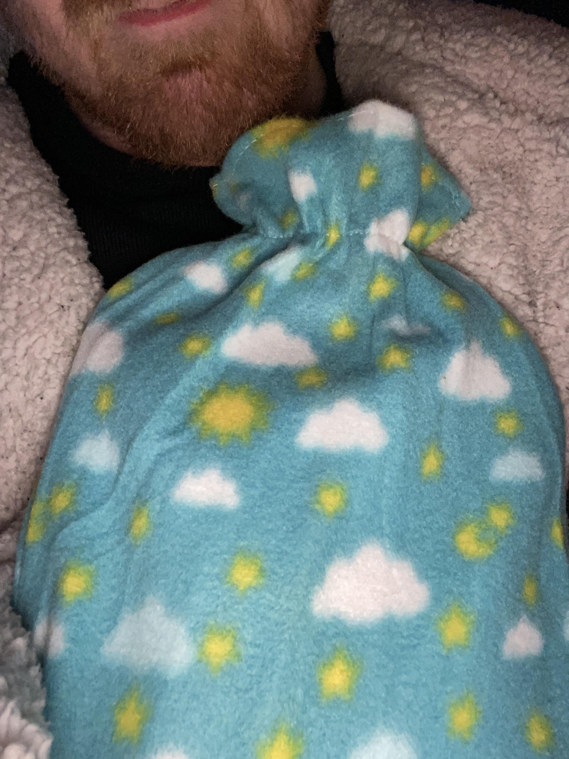 Does anyone else use a hot water bottle to calm their stomach cramps? I