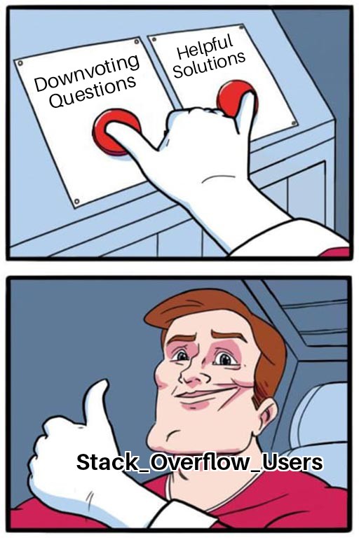 Stack_Overflow_in_a_nutshell r/ProgrammerHumor