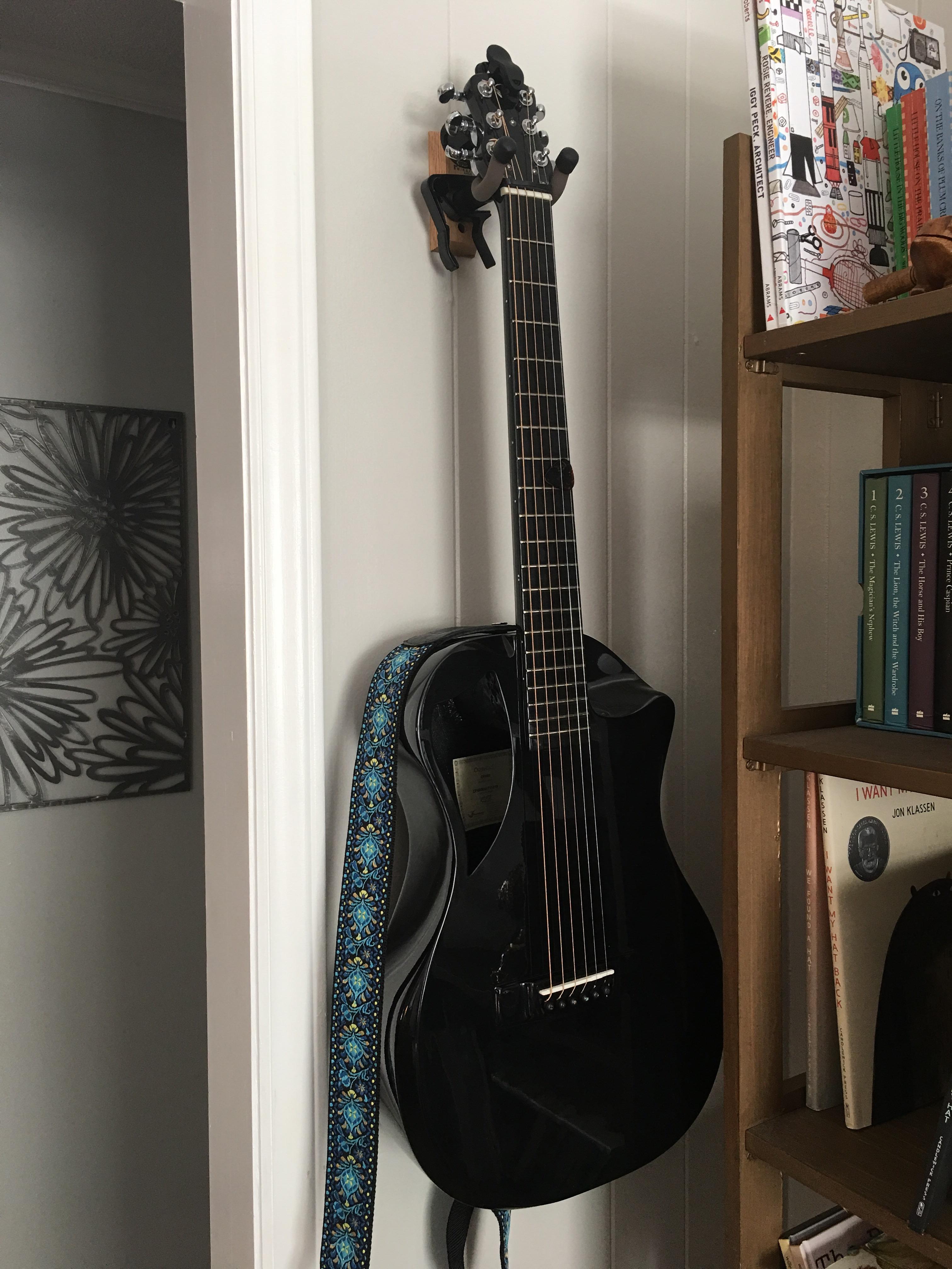 NGD Journey Instruments OF660. It’s carbon fiber, wedge shaped parlor
