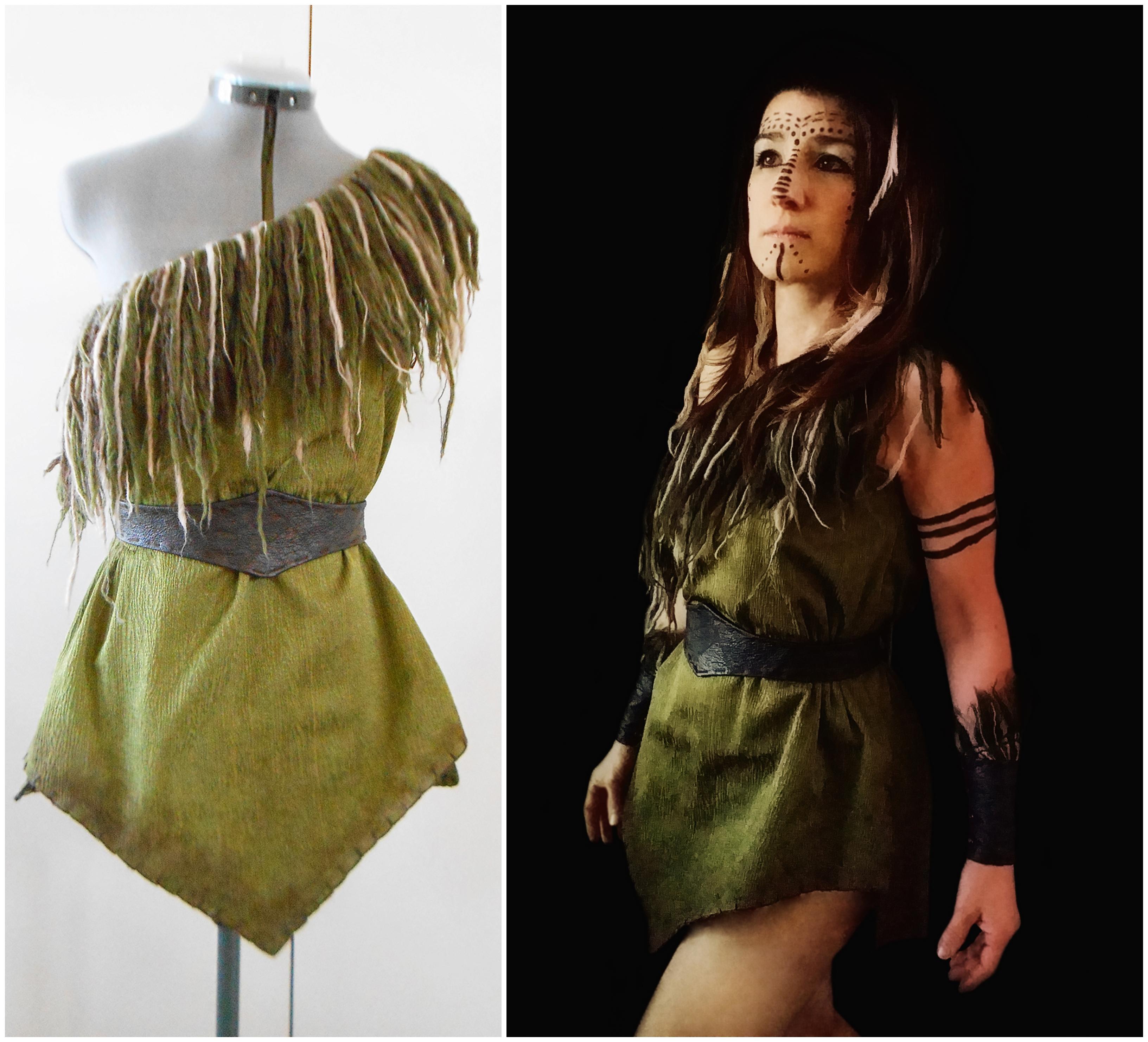 [FO] [Self Drafted] The Jungle themed costume for my mum is finished