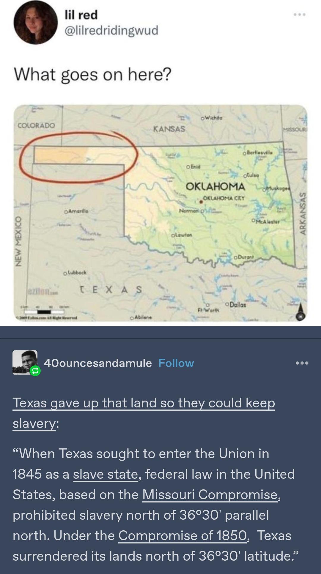 Texas History r/tumblr